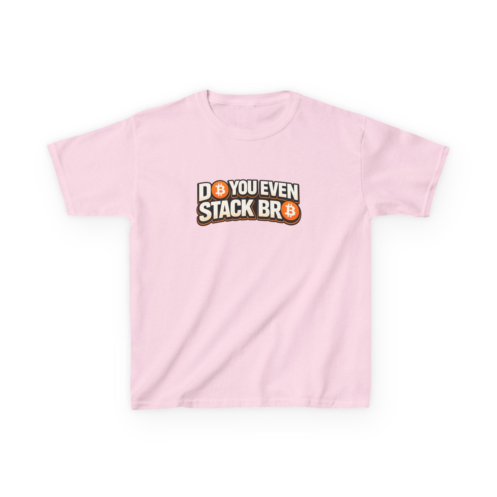 Do You Even Stack Bro Quote Kids Heavy Cotton™ Tee