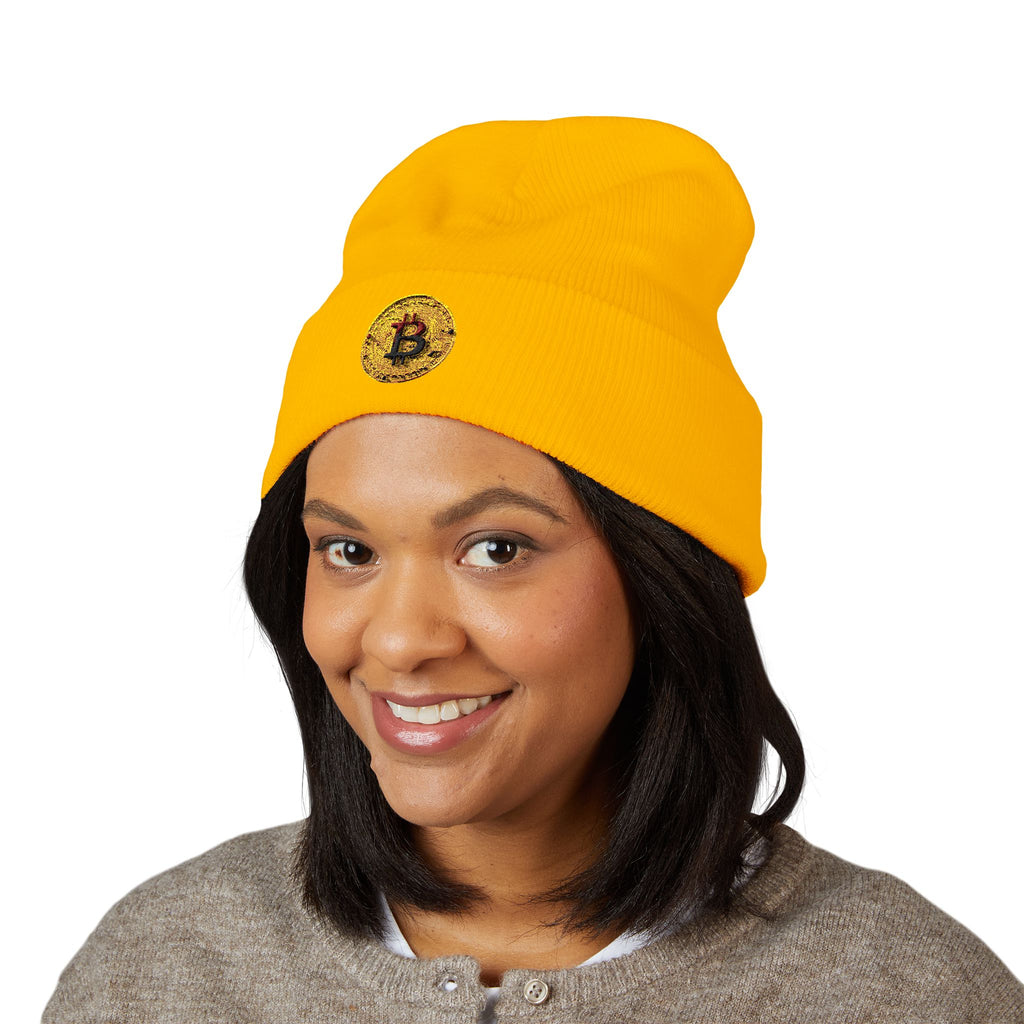 Bitcoin Classic Cuffed Beanie (Embroidery)