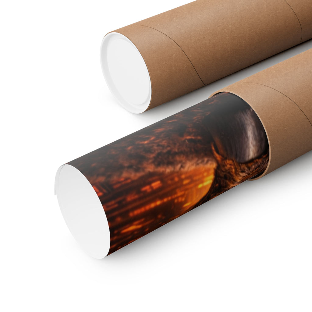 Bulls vs Bears Matte Vertical Posters