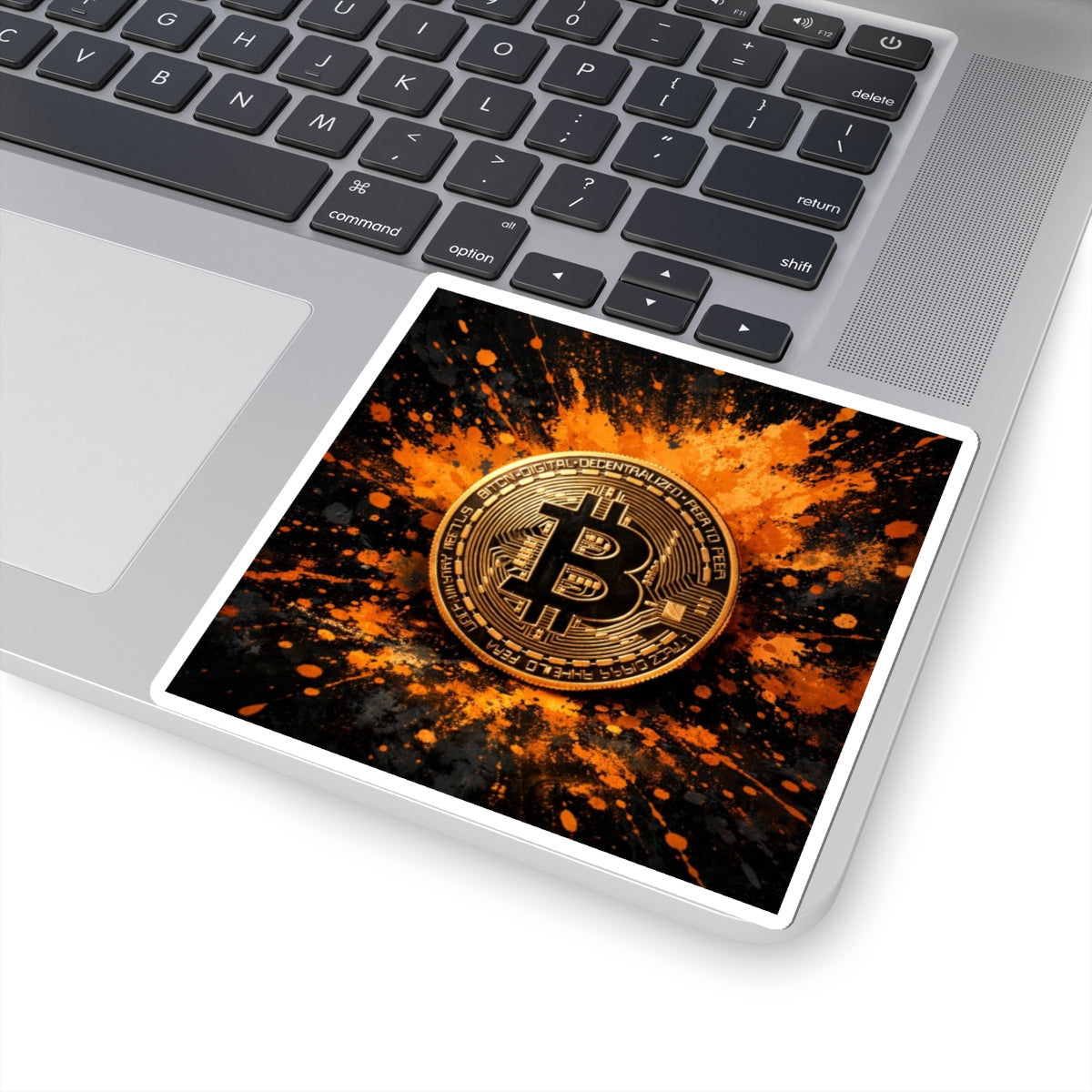 Bitcoin Full Art Kiss-Cut Stickers