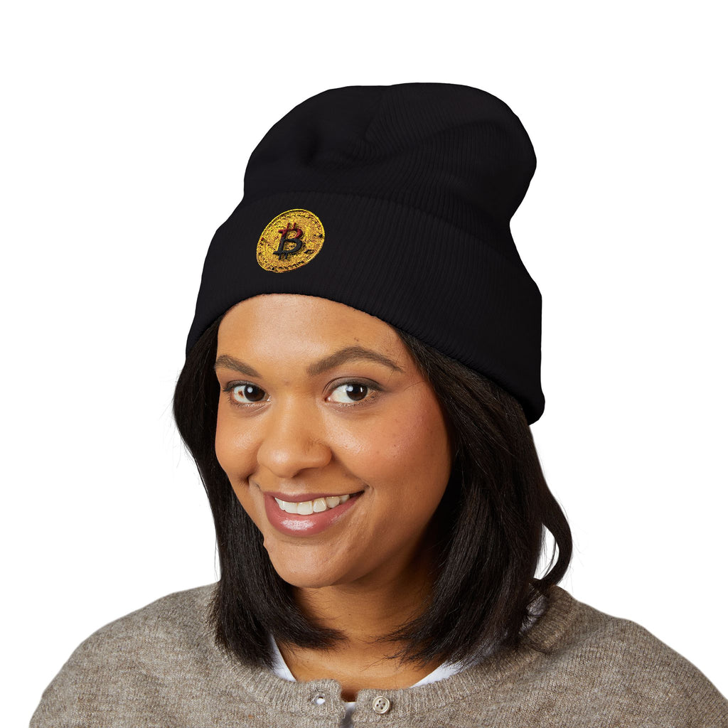 Bitcoin Classic Cuffed Beanie (Embroidery)