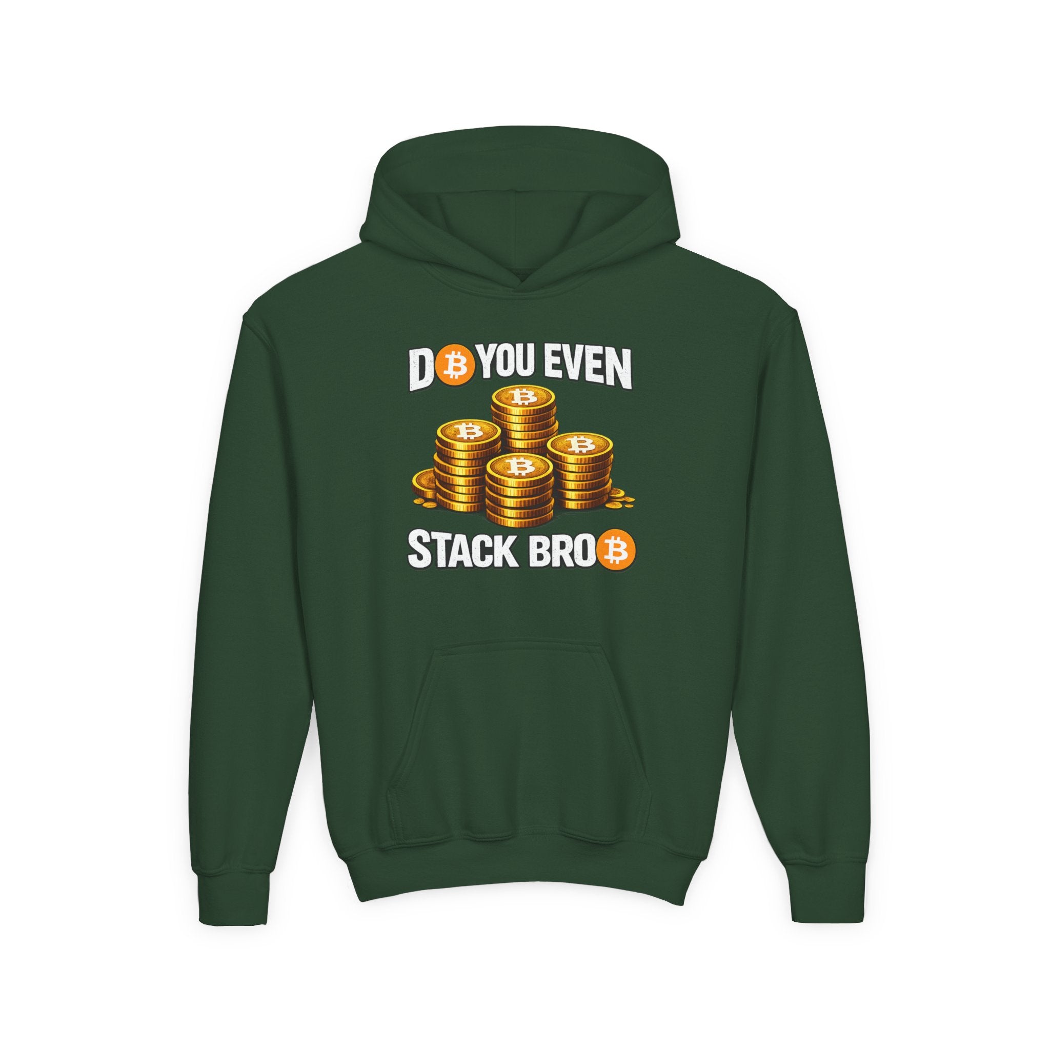Do You Even Stack Bro Youth Heavy Blend Hooded Sweatshirt