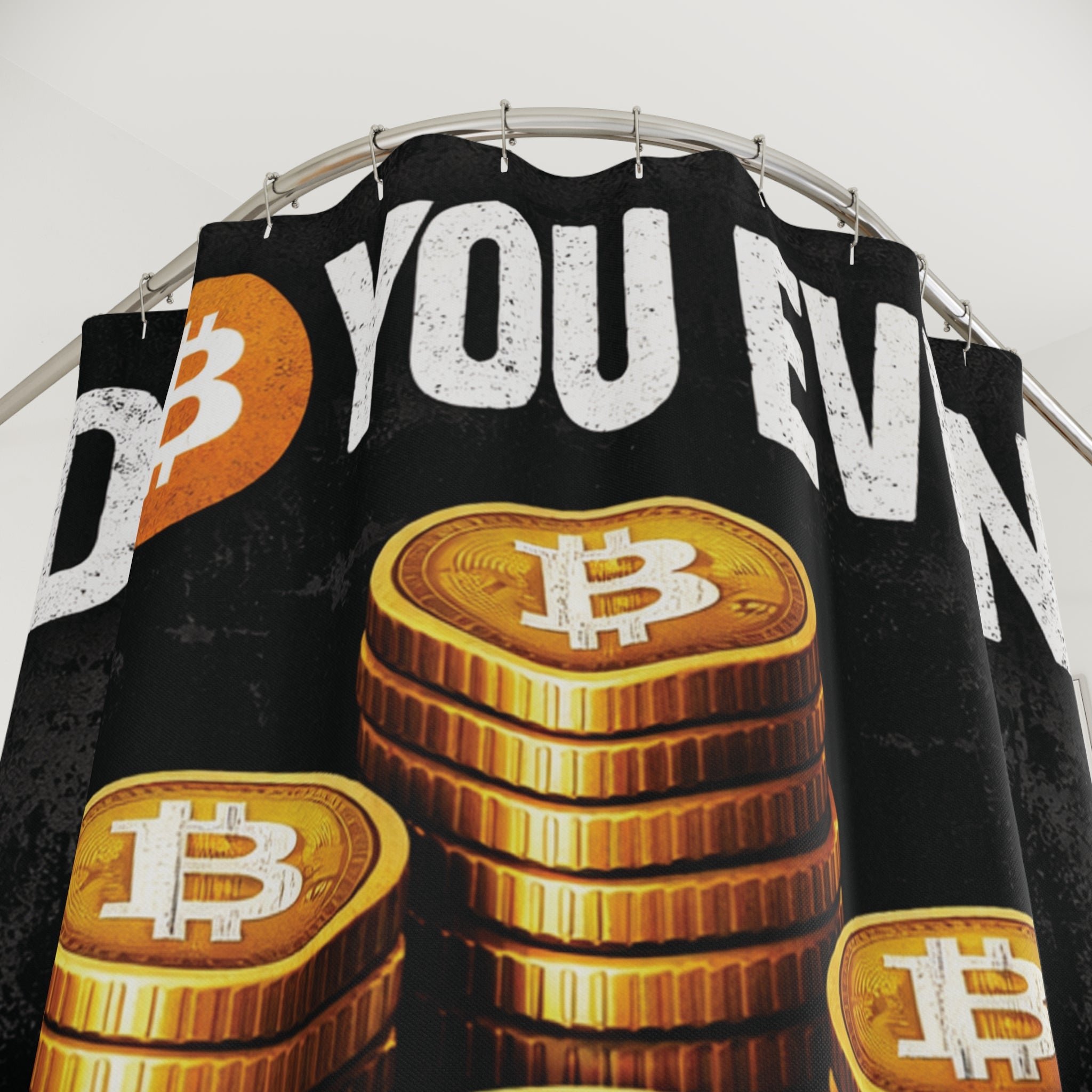 Do You Even Stack Bro Abstract Shower Curtains