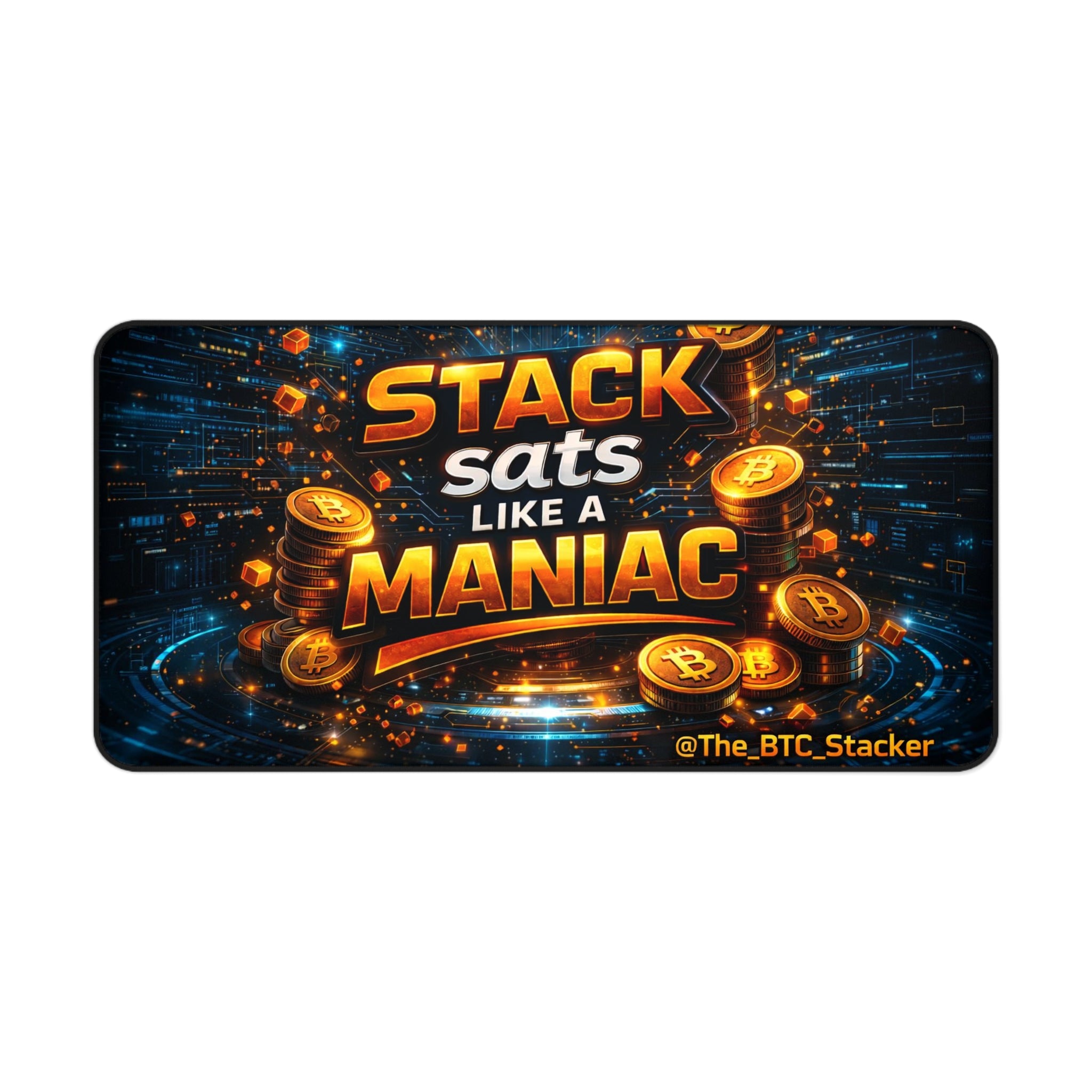 Stack Sats Full Art Desk Mat