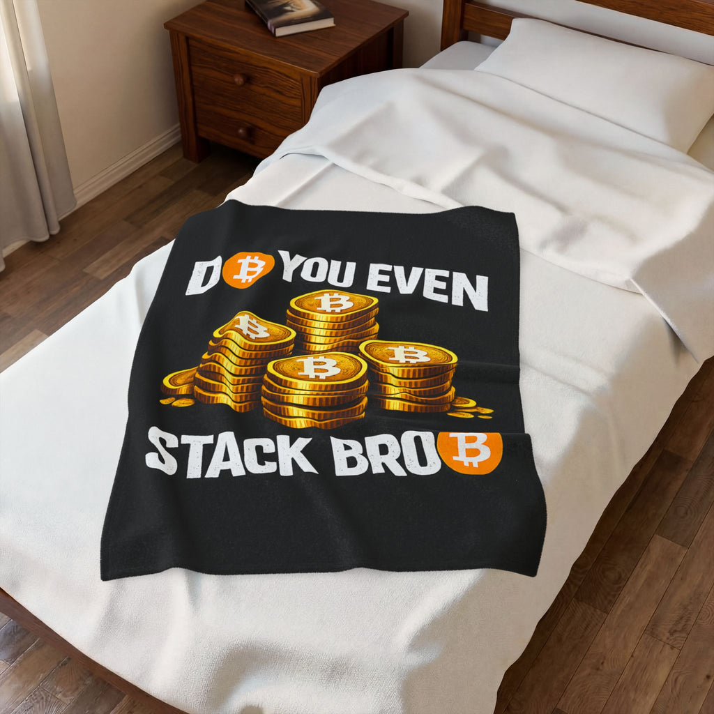 Do You Even Stack Full Art Velveteen Plush Blanket