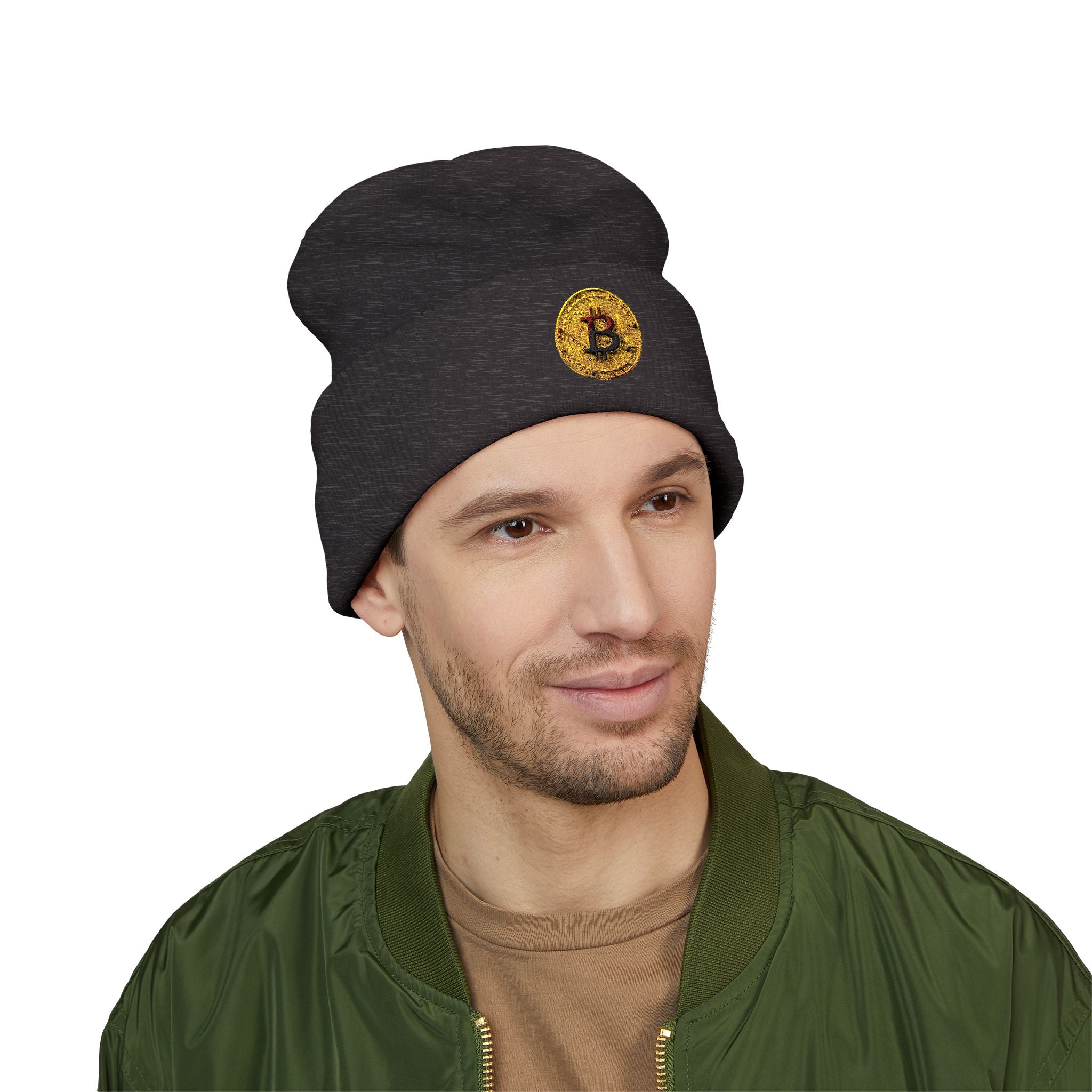 Bitcoin Classic Cuffed Beanie (Embroidery)