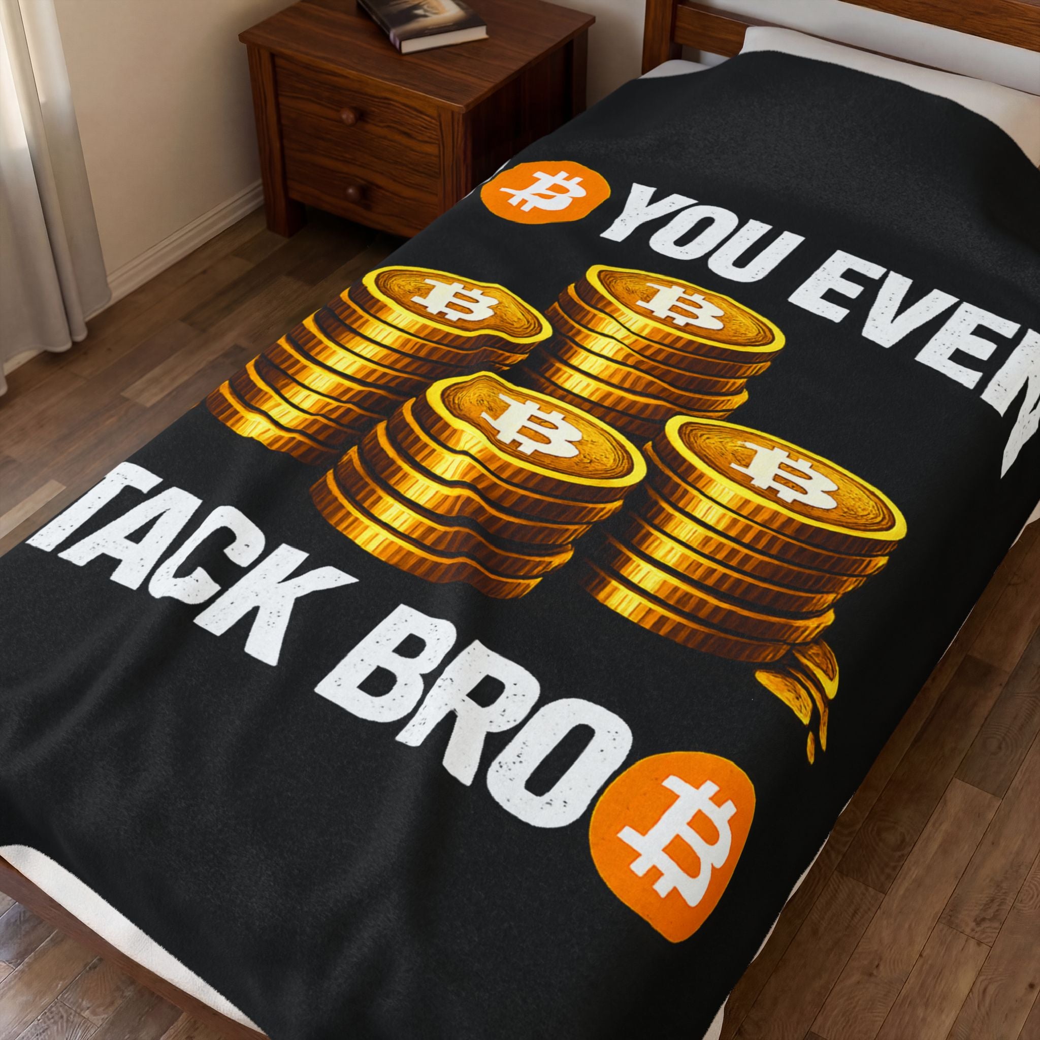 Do You Even Stack Full Art Velveteen Plush Blanket