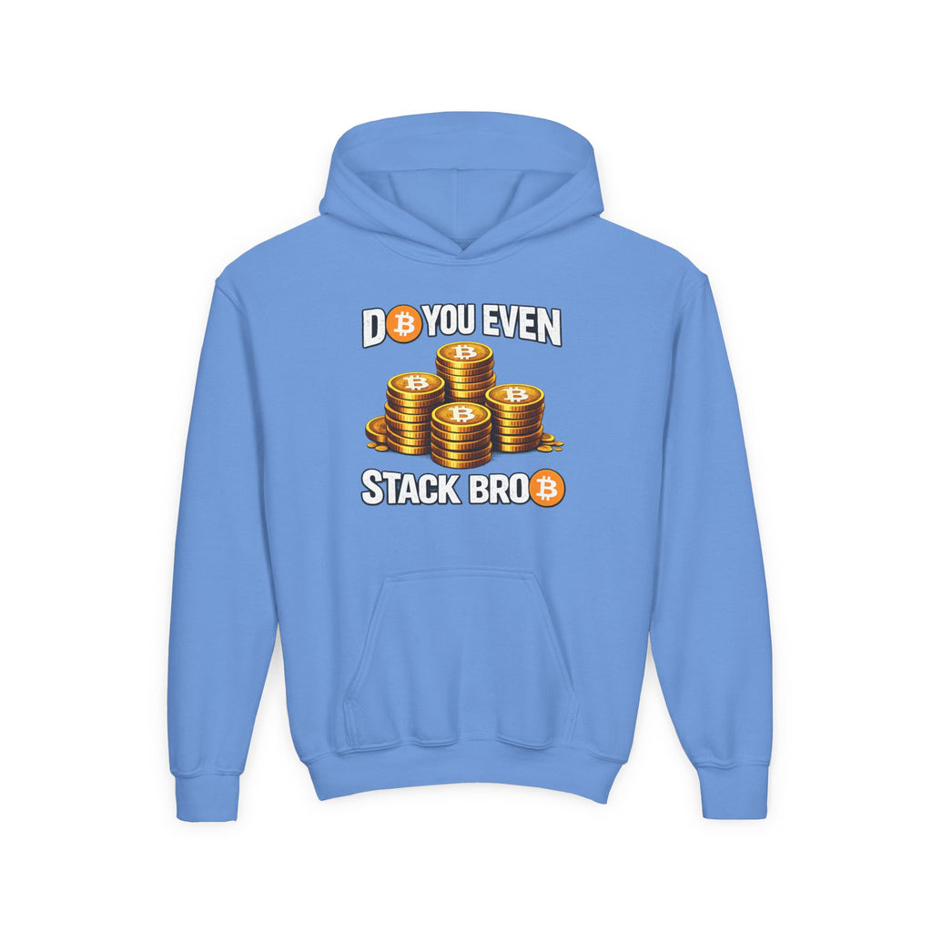 Do You Even Stack Bro Youth Heavy Blend Hooded Sweatshirt