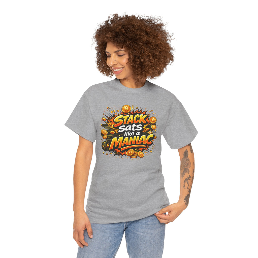 Stack Sats Abstract Unisex Heavy Cotton Tee