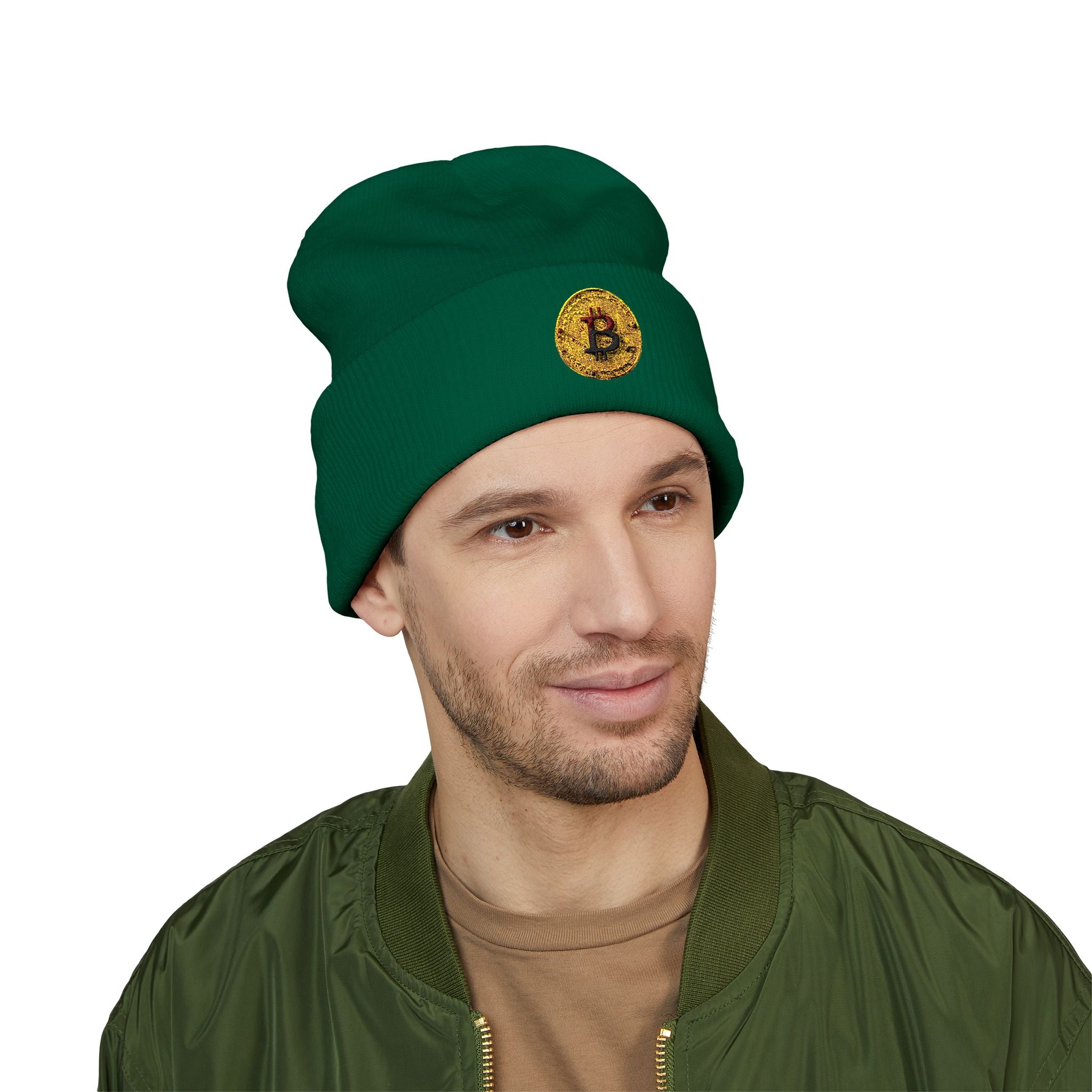 Bitcoin Classic Cuffed Beanie (Embroidery)