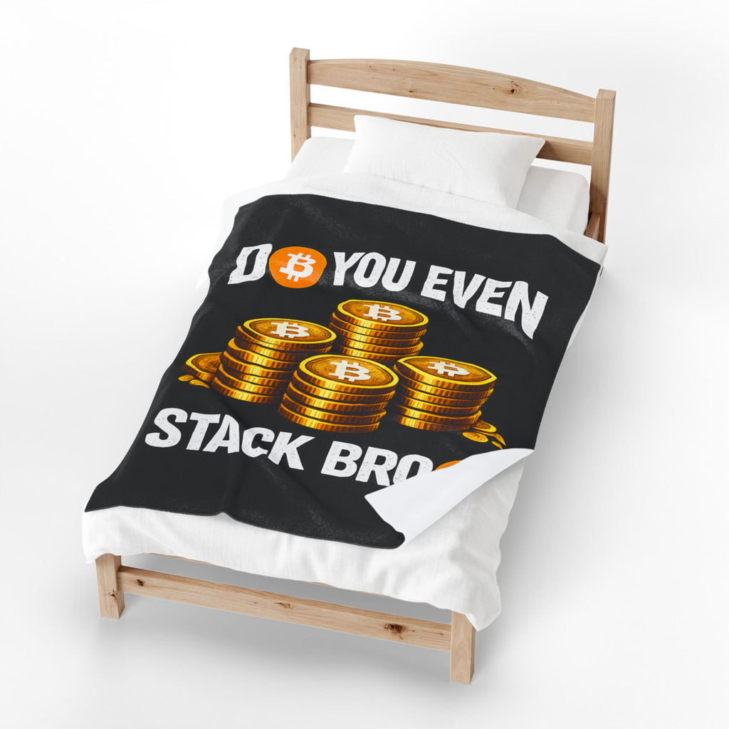 Do You Even Stack Full Art Velveteen Plush Blanket