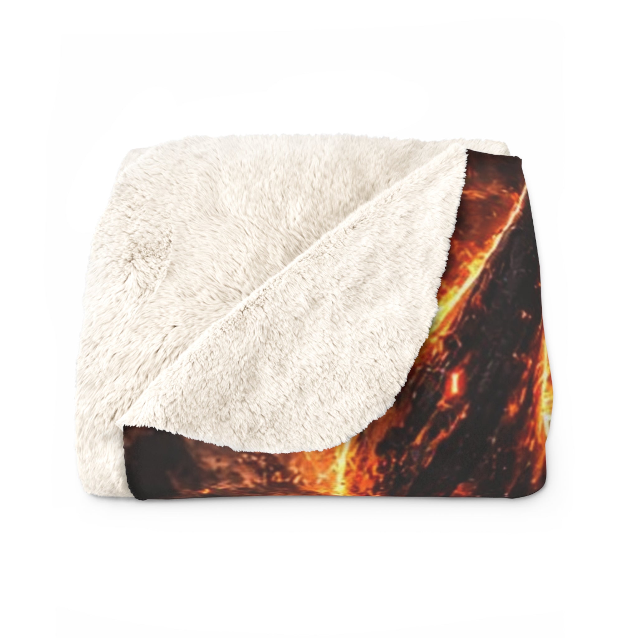Bitcoin Bull Sherpa Fleece Blanket
