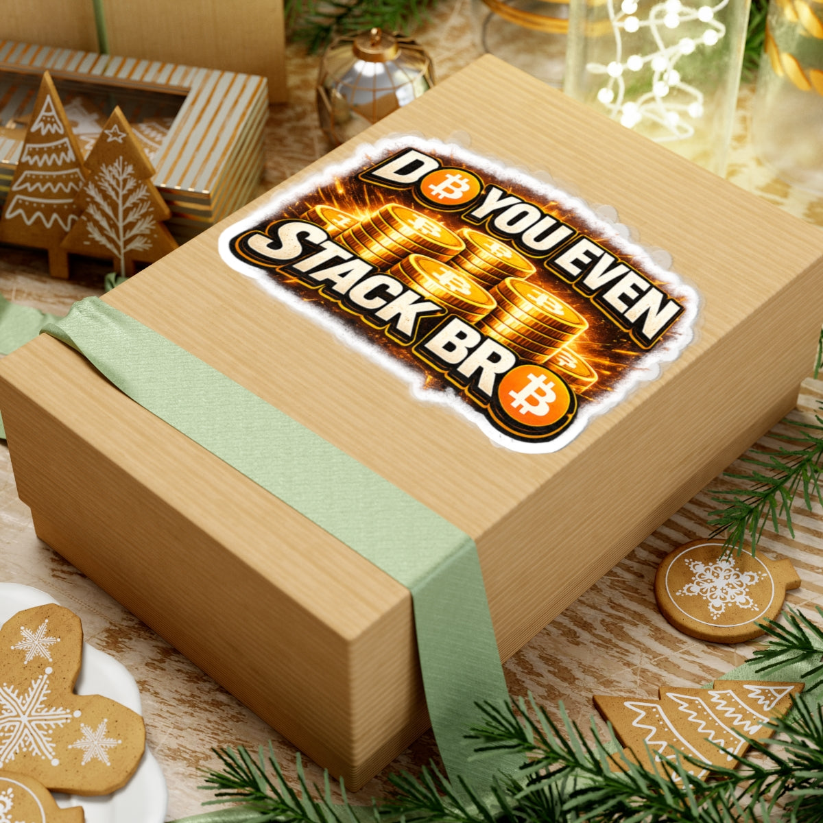 Bitcoin Graphic Kiss-Cut Stickers