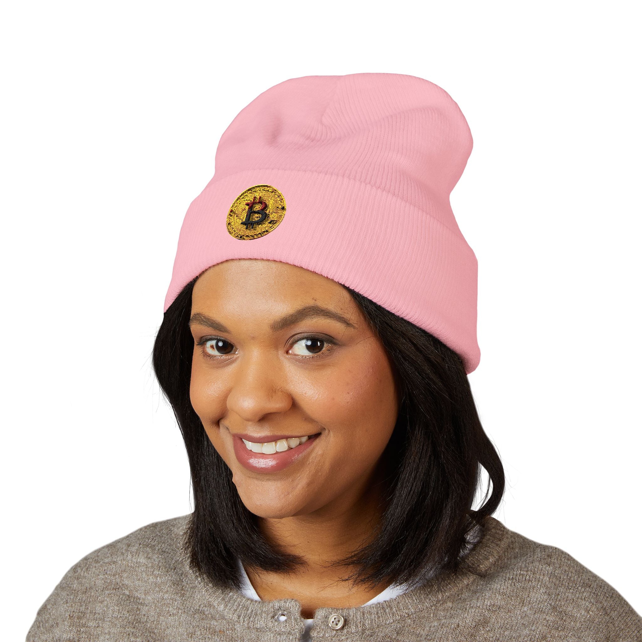 Bitcoin Classic Cuffed Beanie (Embroidery)