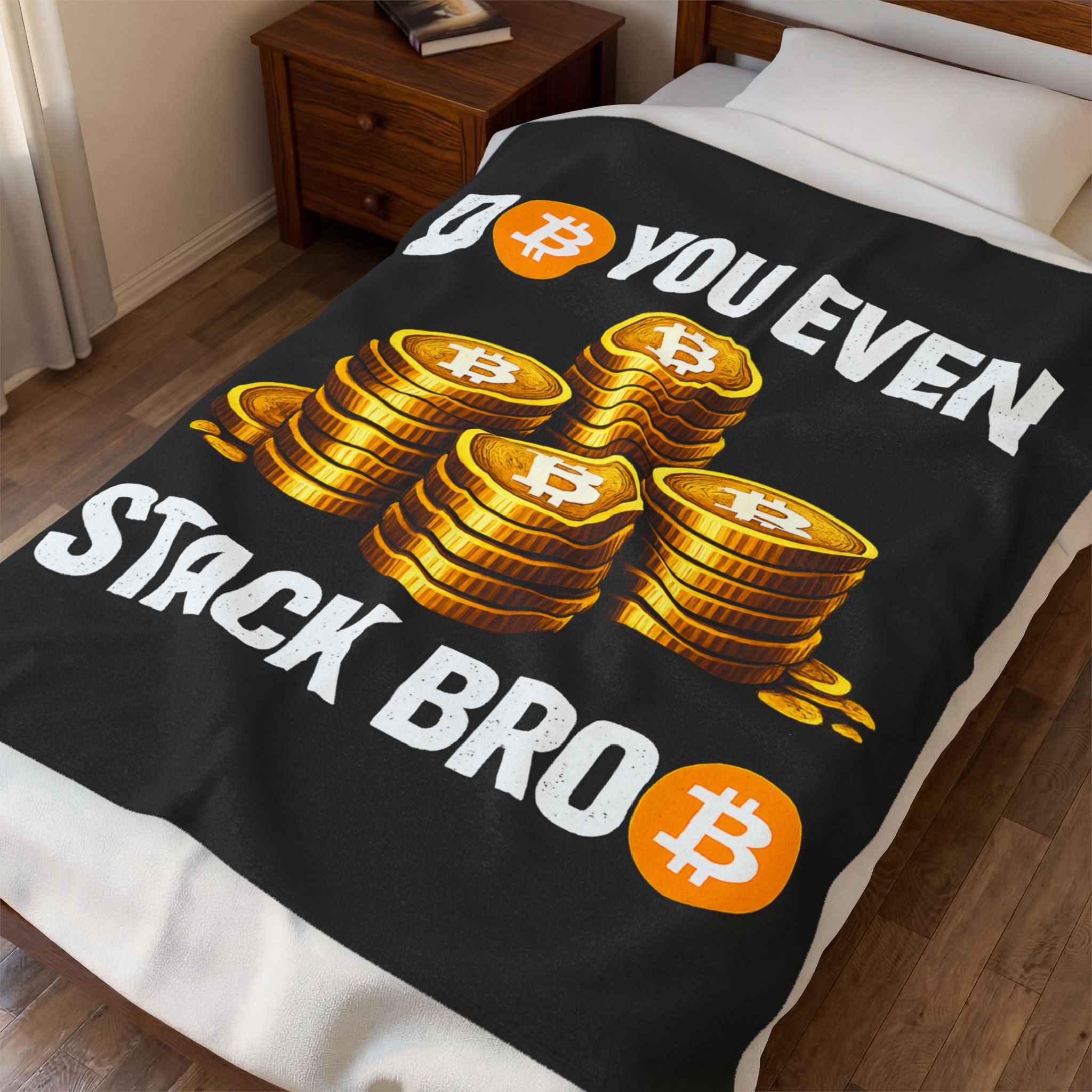 Do You Even Stack Full Art Velveteen Plush Blanket