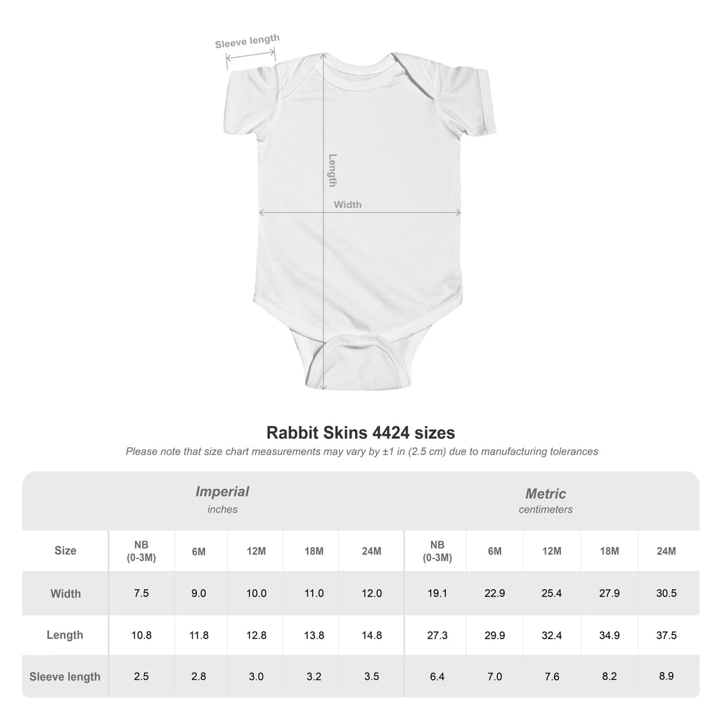 Stack Sats Infant Fine Jersey Bodysuit