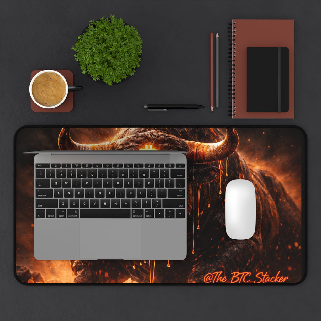 Bitcoin Bull Desk Mat