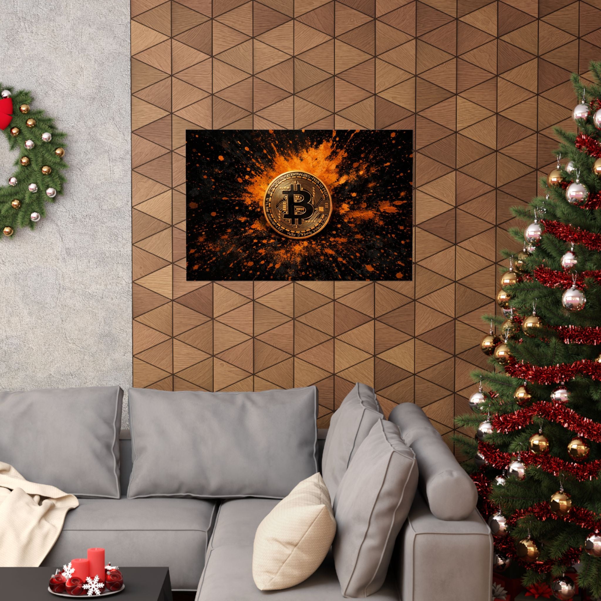 Bitcoin Full Art Matte Horizontal Posters