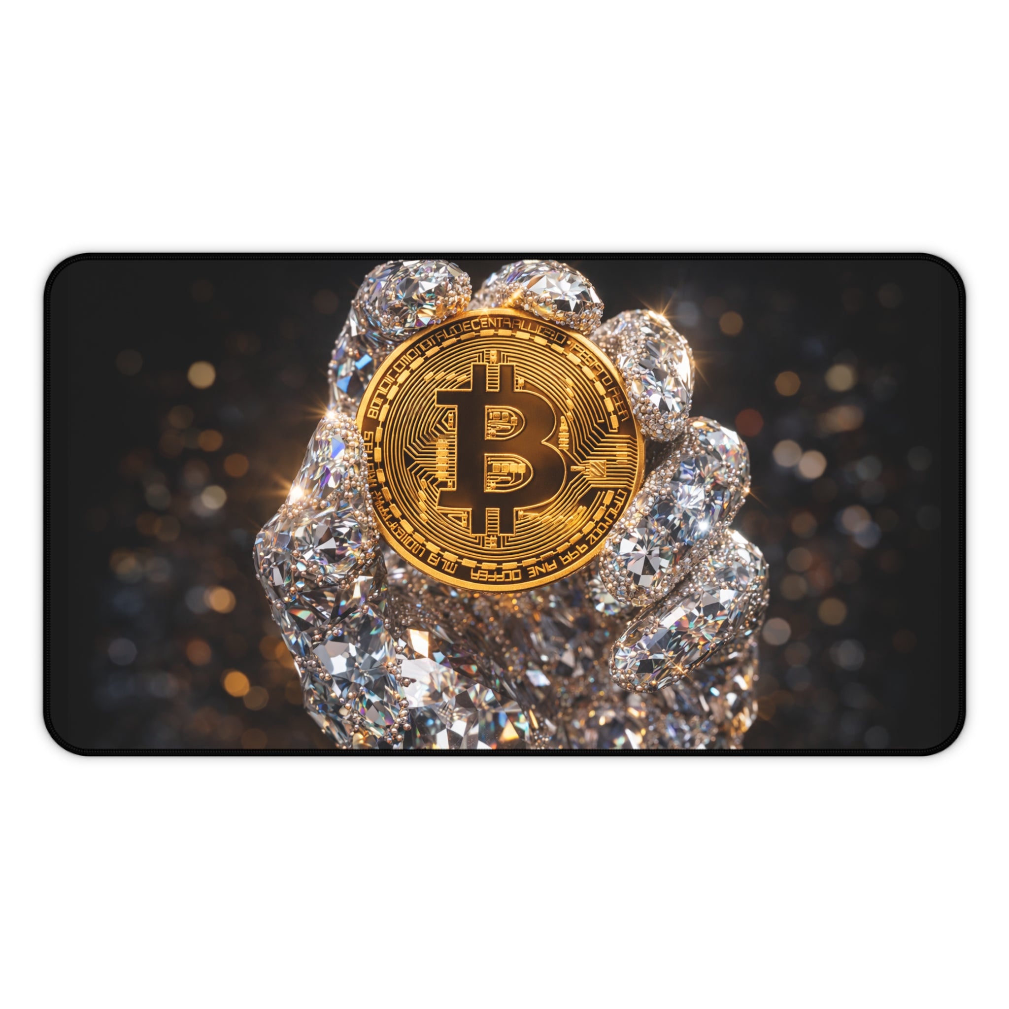 Diamond Hand Bitcoin Full Art Desk Mat
