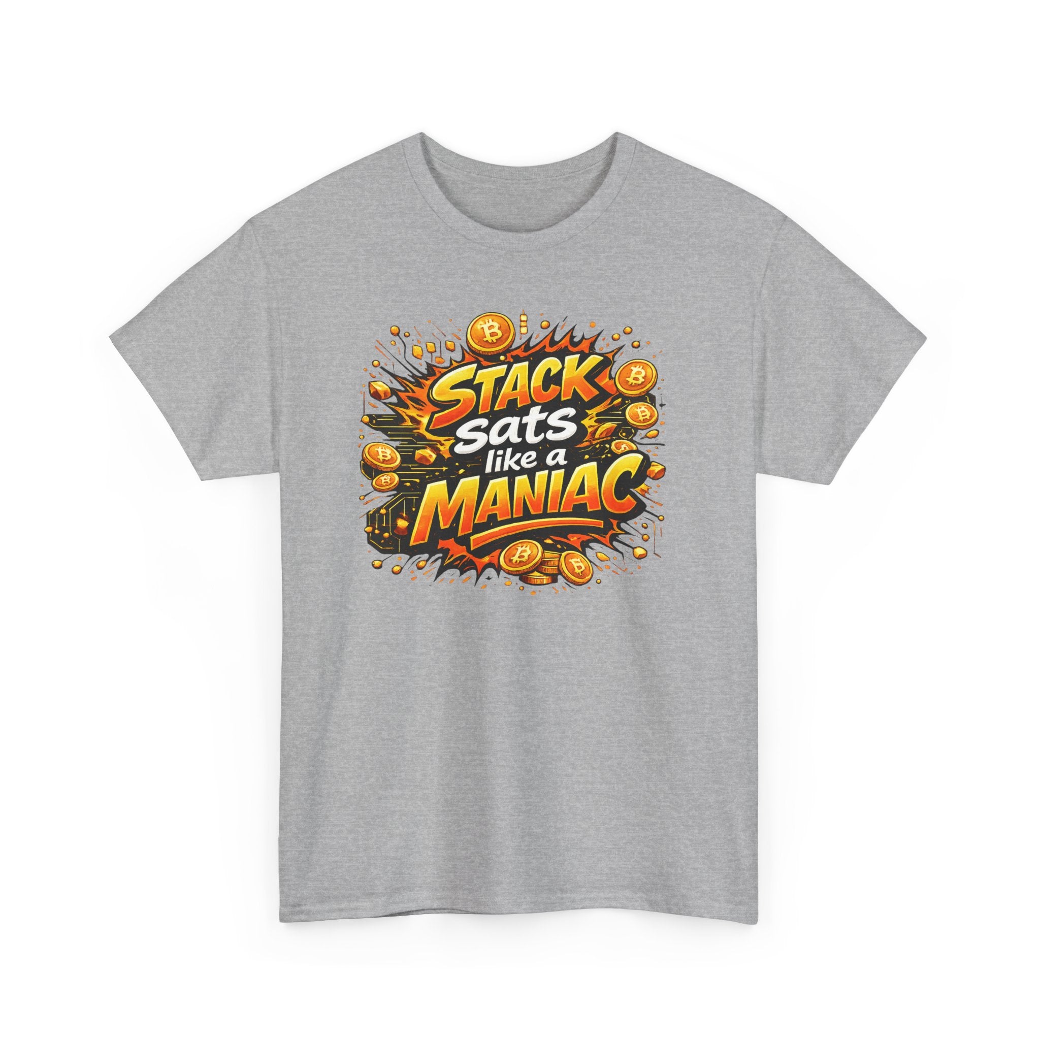 Stack Sats Abstract Unisex Heavy Cotton Tee