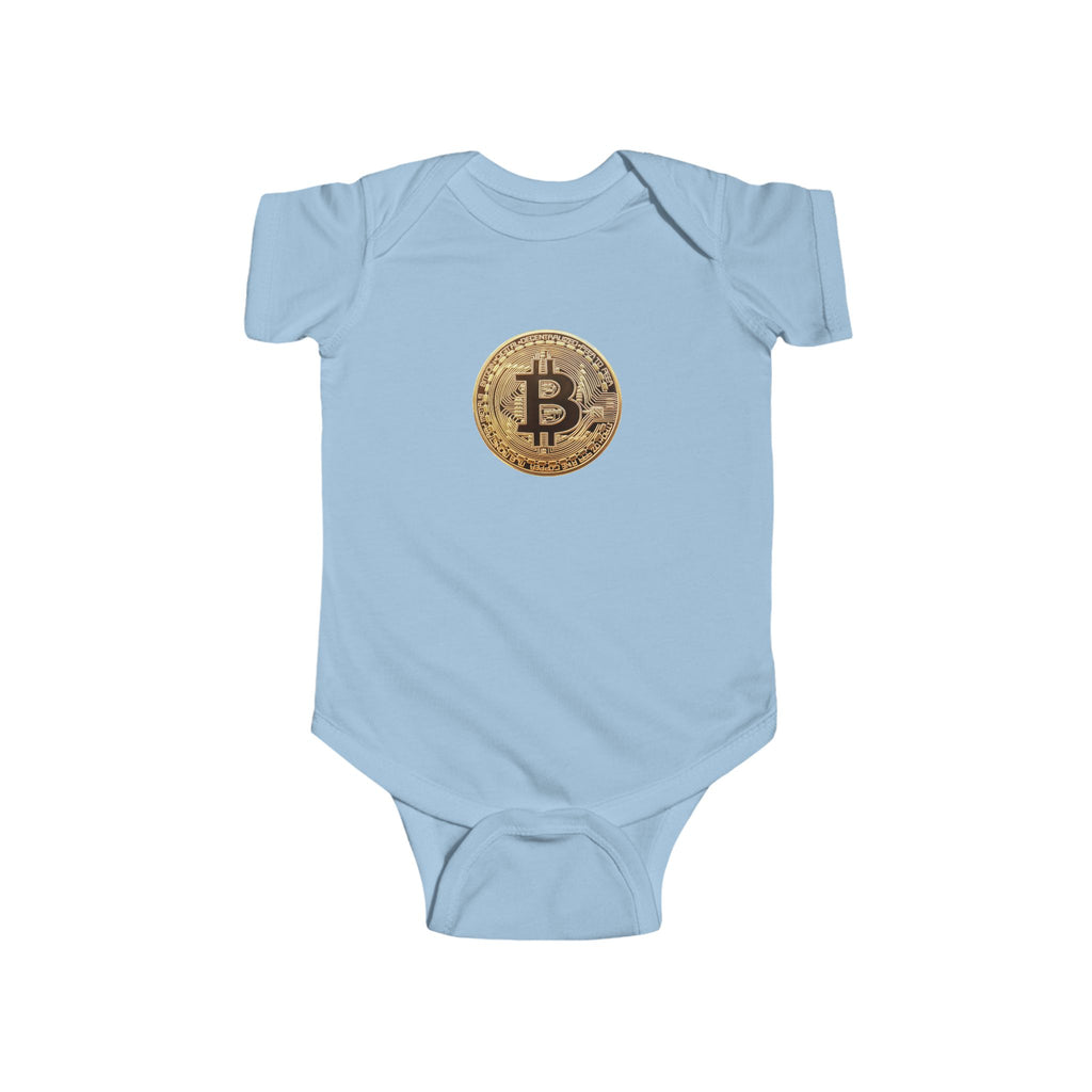 Bitcoin Logo Infant Fine Jersey Bodysuit