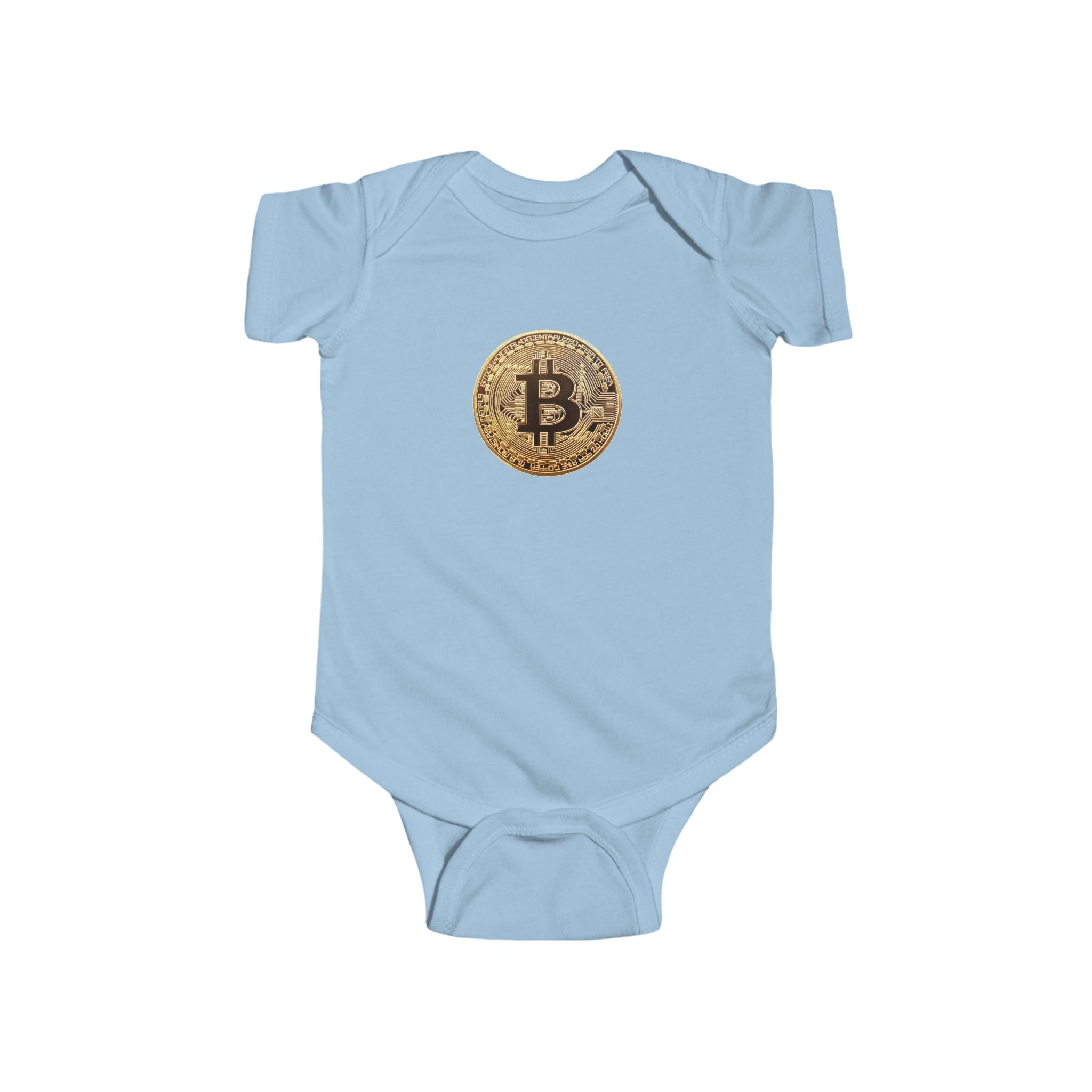 Bitcoin Logo Infant Fine Jersey Bodysuit