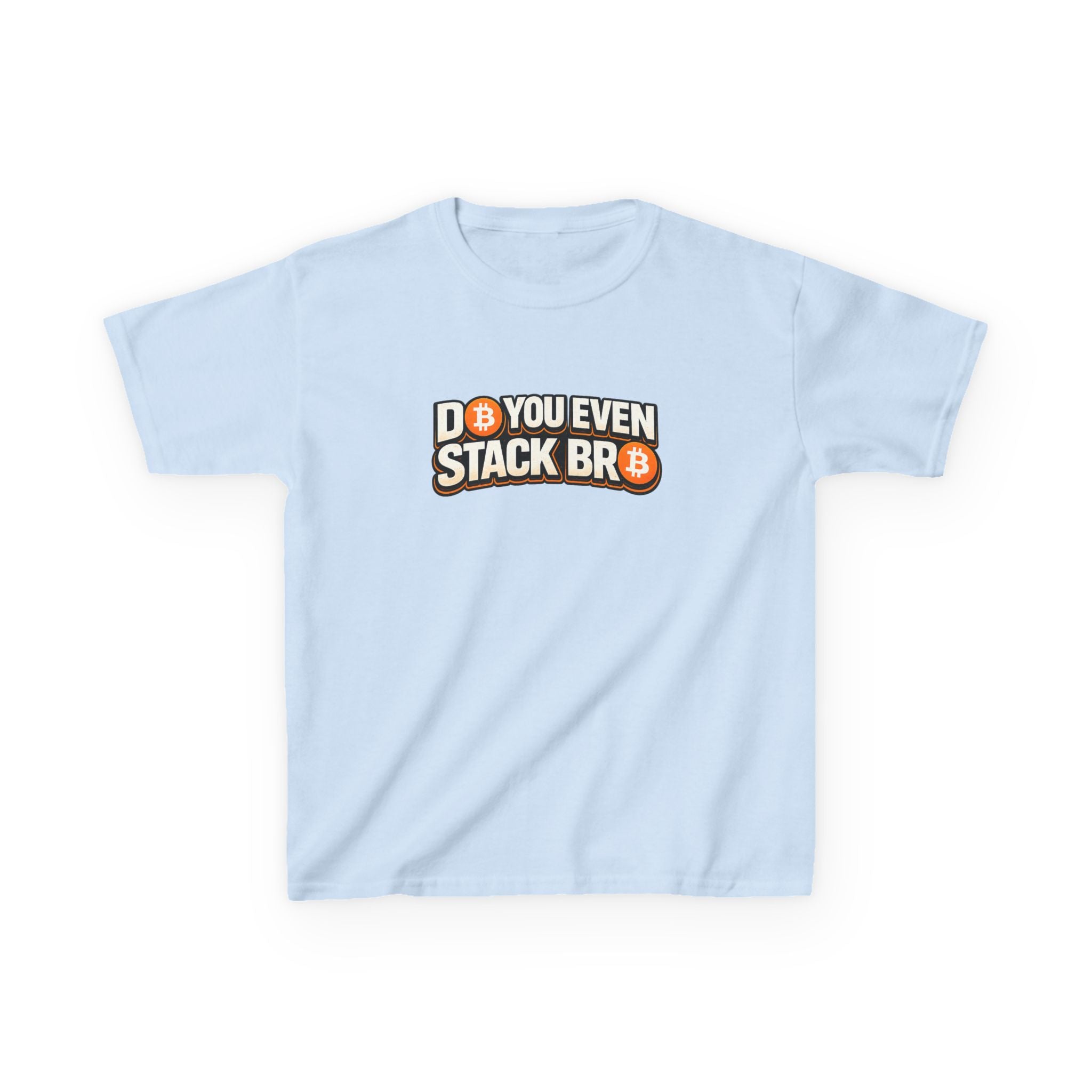 Do You Even Stack Bro Quote Kids Heavy Cotton™ Tee