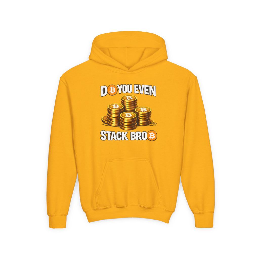 Do You Even Stack Bro Youth Heavy Blend Hooded Sweatshirt
