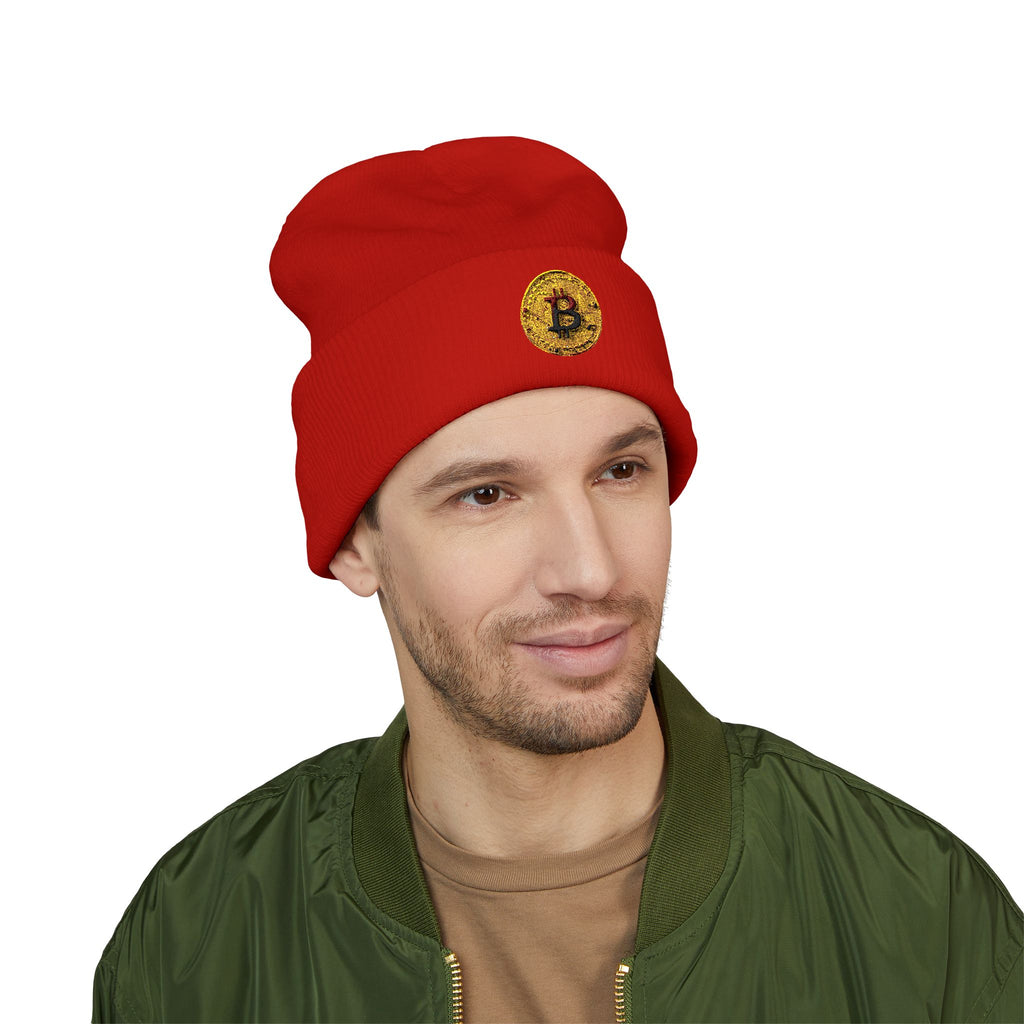 Bitcoin Classic Cuffed Beanie (Embroidery)