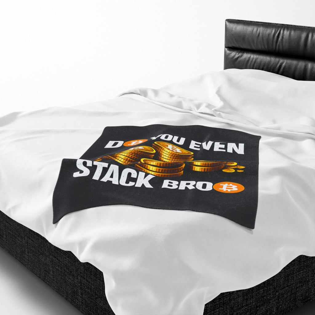 Do You Even Stack Full Art Velveteen Plush Blanket