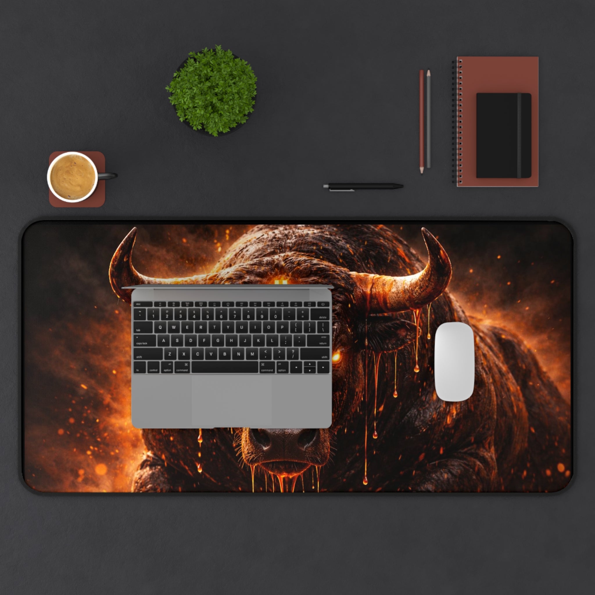 Bitcoin Bull Desk Mat