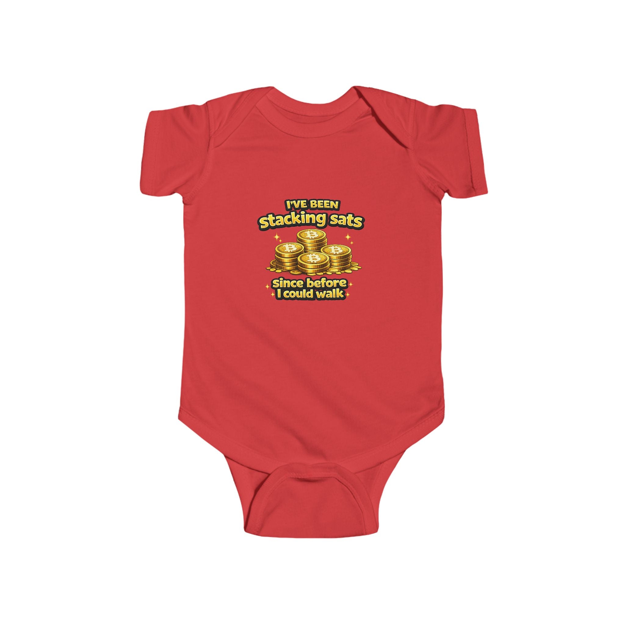 Stack Sats Infant Fine Jersey Bodysuit