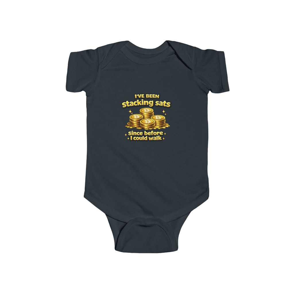 Stack Sats Infant Fine Jersey Bodysuit