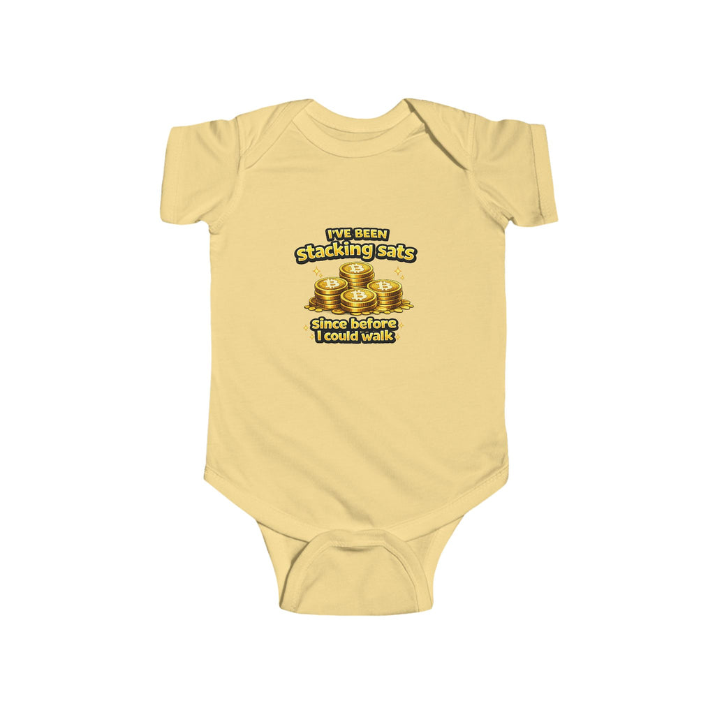 Stack Sats Infant Fine Jersey Bodysuit