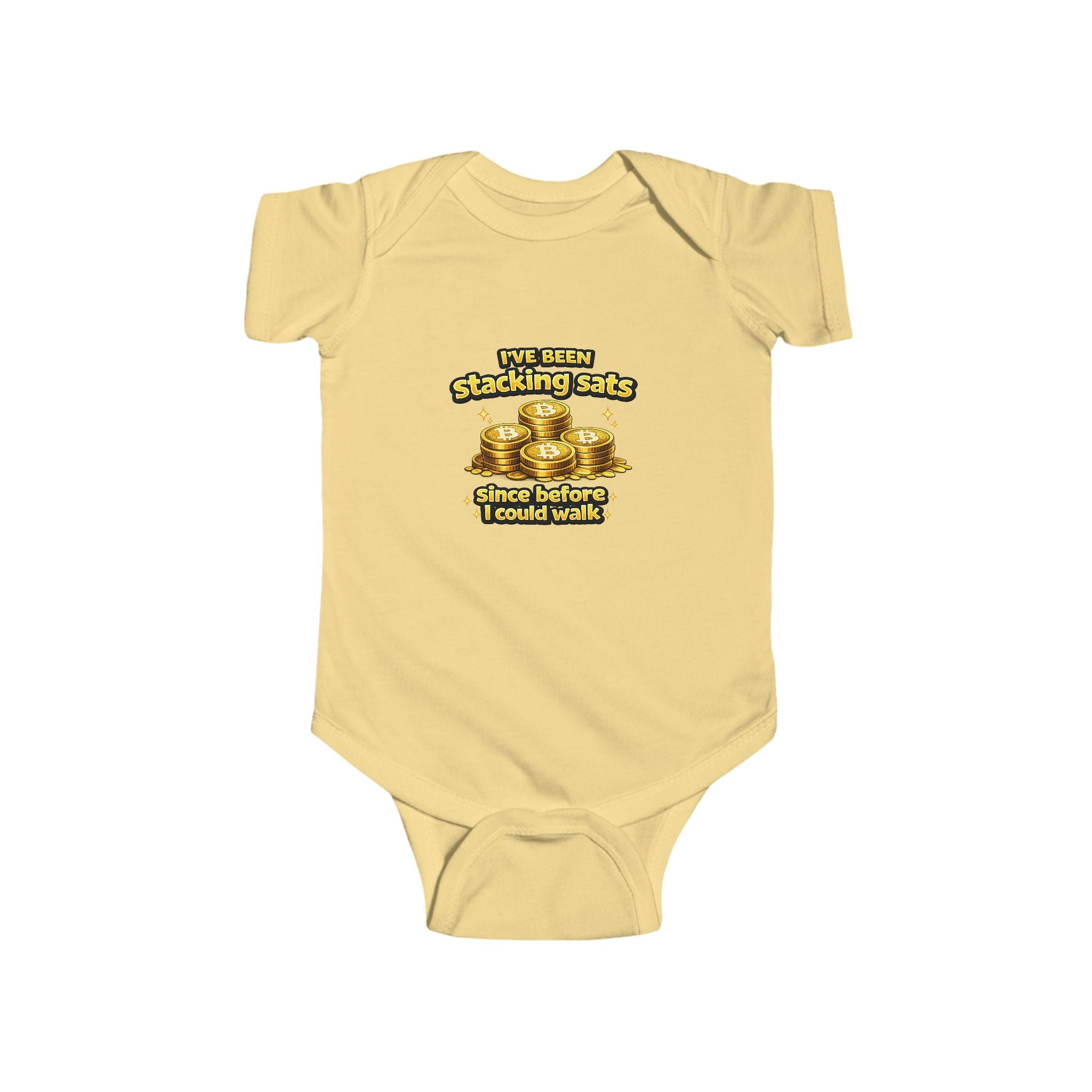 Stack Sats Infant Fine Jersey Bodysuit