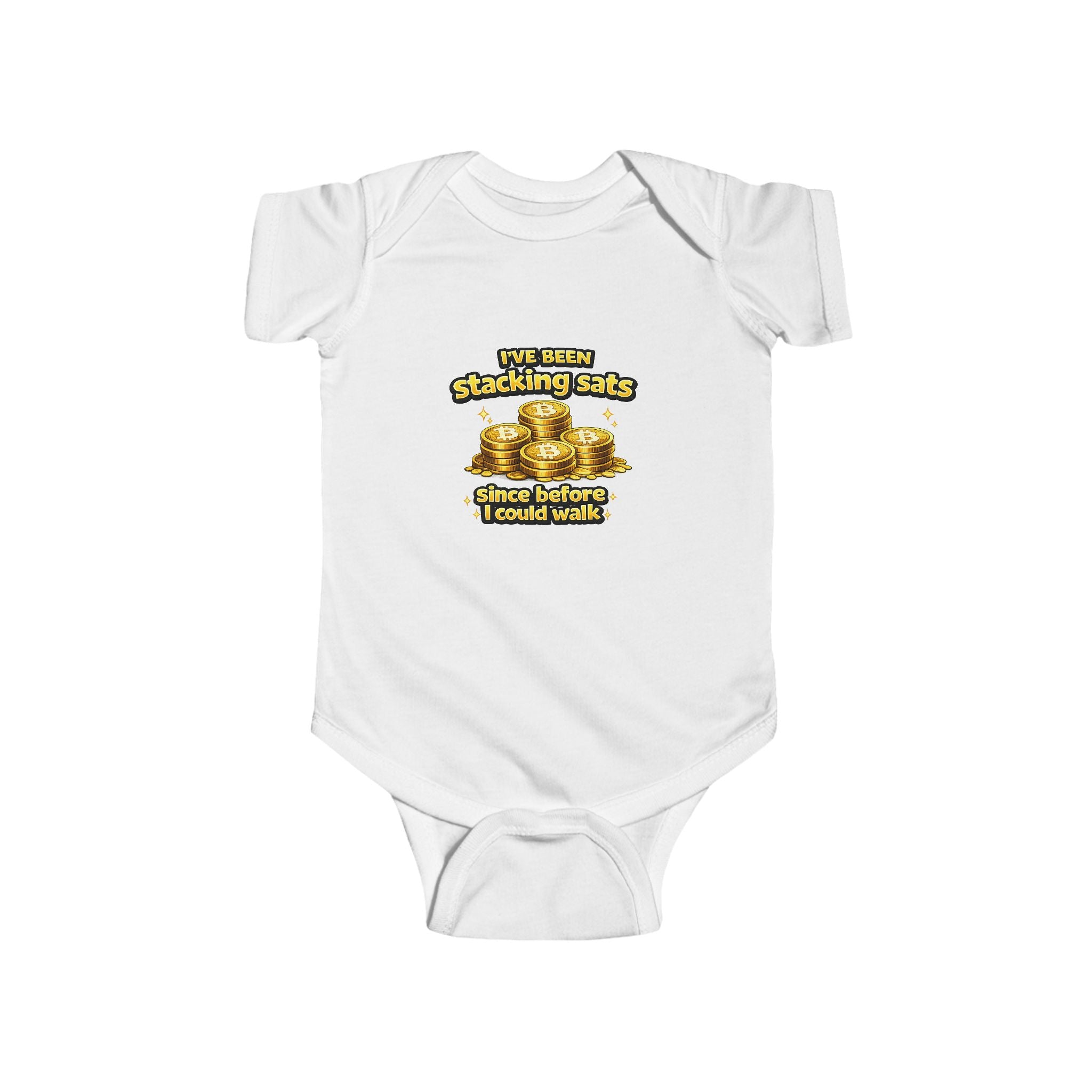 Stack Sats Infant Fine Jersey Bodysuit