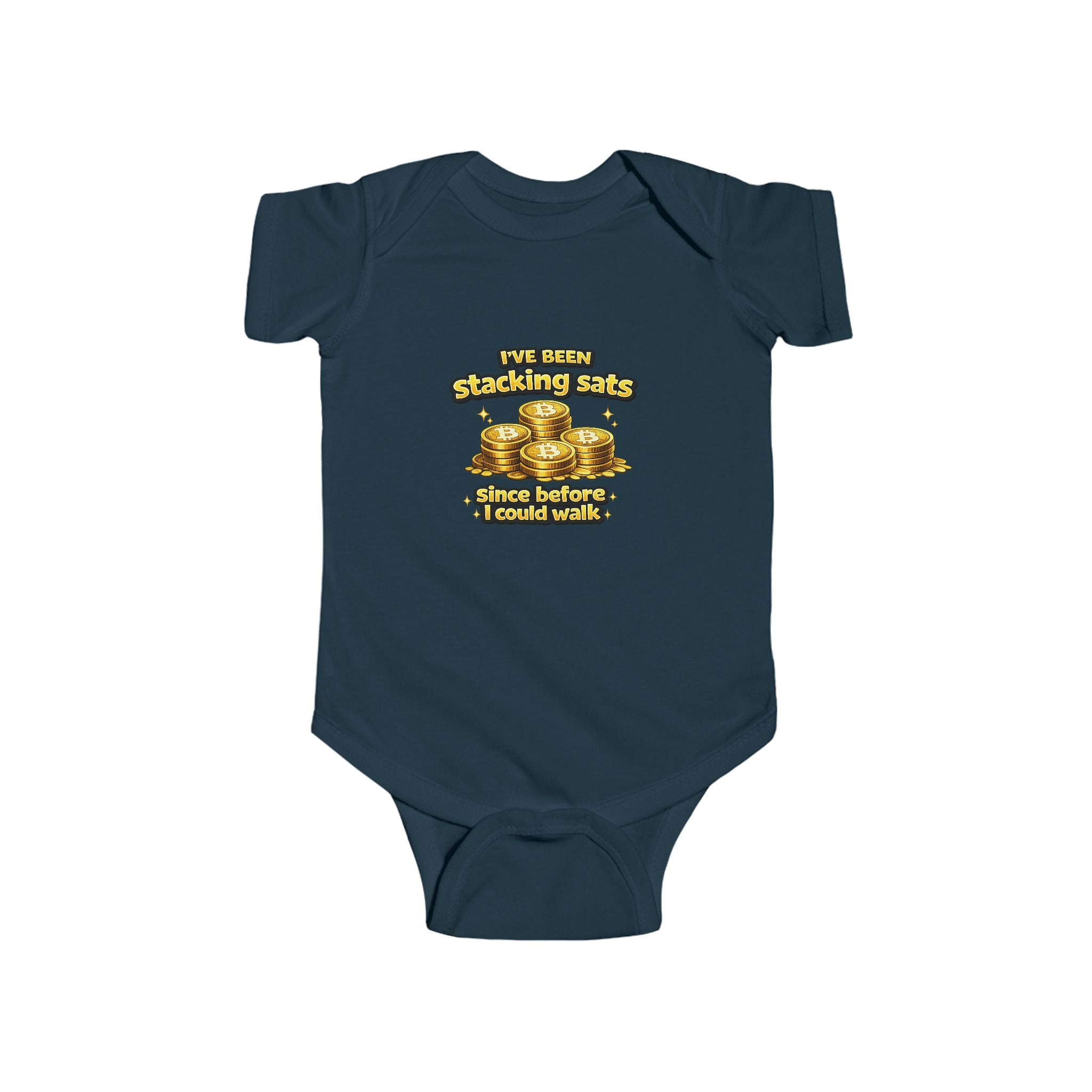 Stack Sats Infant Fine Jersey Bodysuit