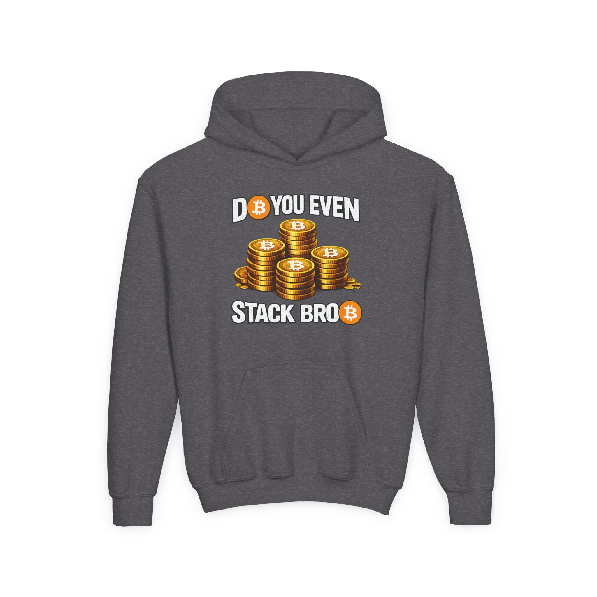 Do You Even Stack Bro Youth Heavy Blend Hooded Sweatshirt