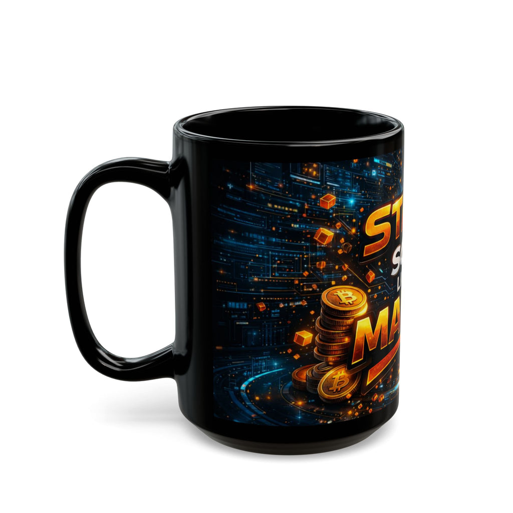 Stack Full Art Black Mug (11oz, 15oz)