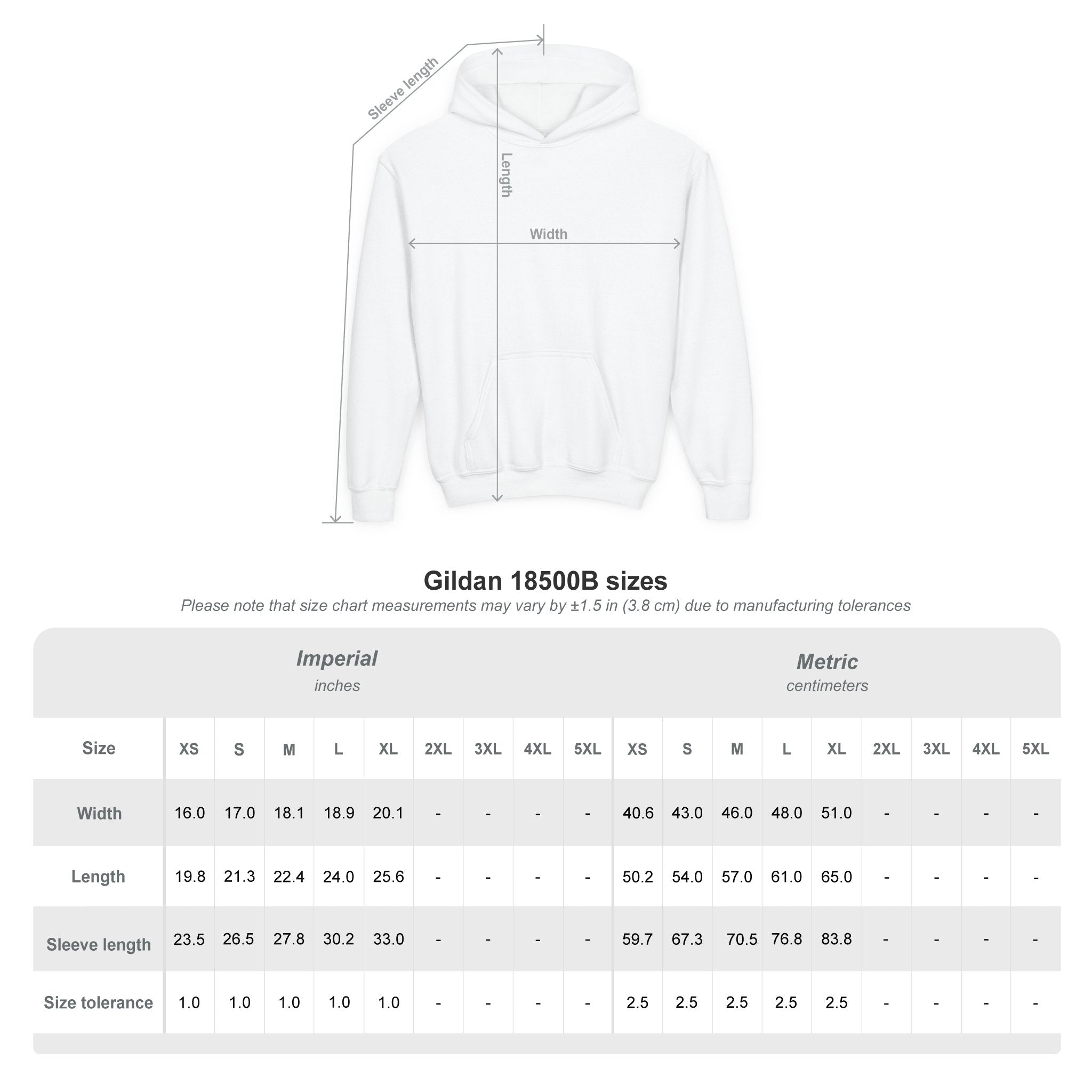 Bitcoin Logo Double Sided Youth Heavy Blend Hooded Sweatshirt