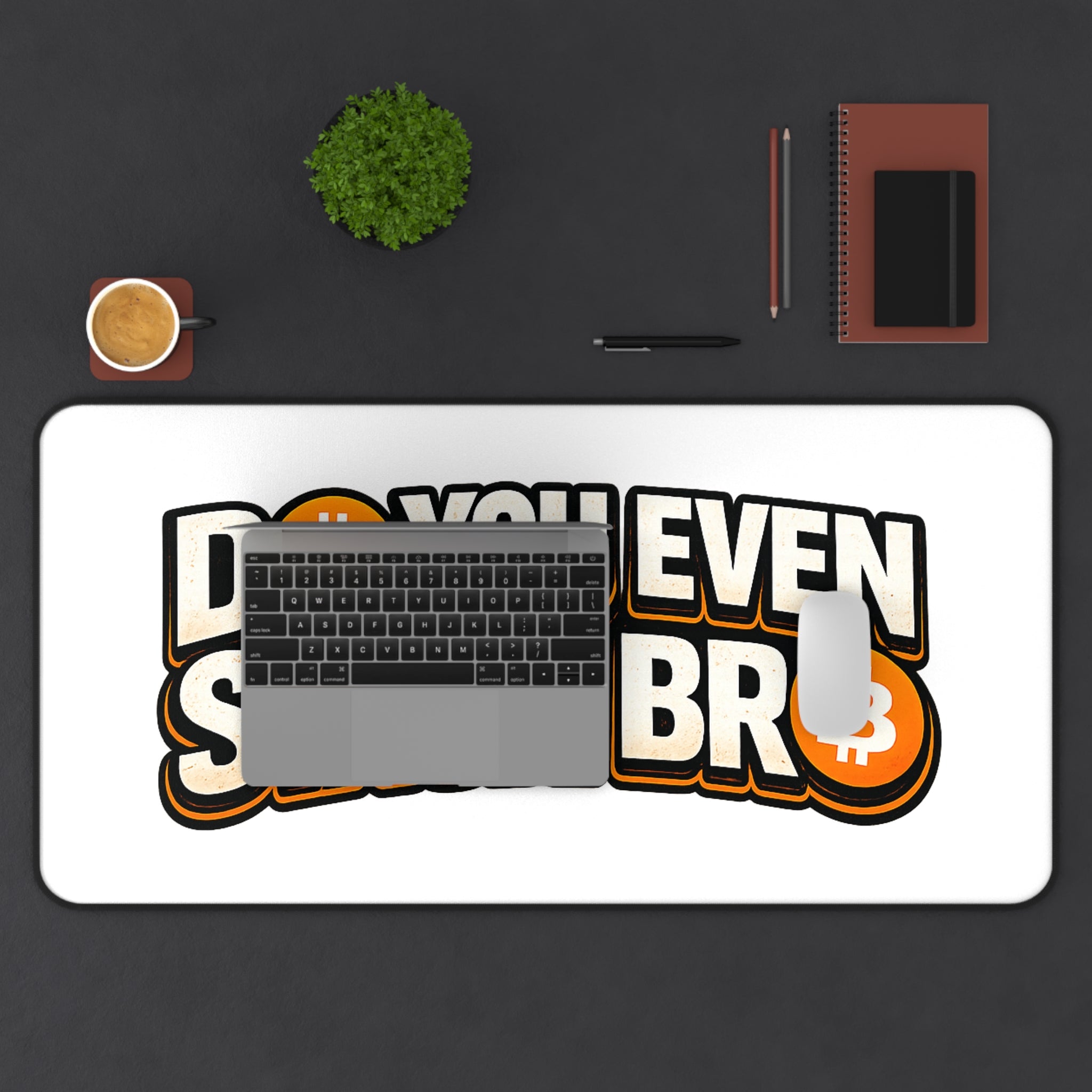 Do You Even Stack White Desk Mat