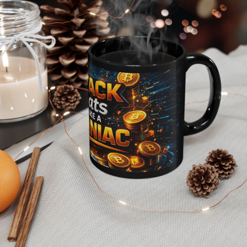Stack Full Art Black Mug (11oz, 15oz)