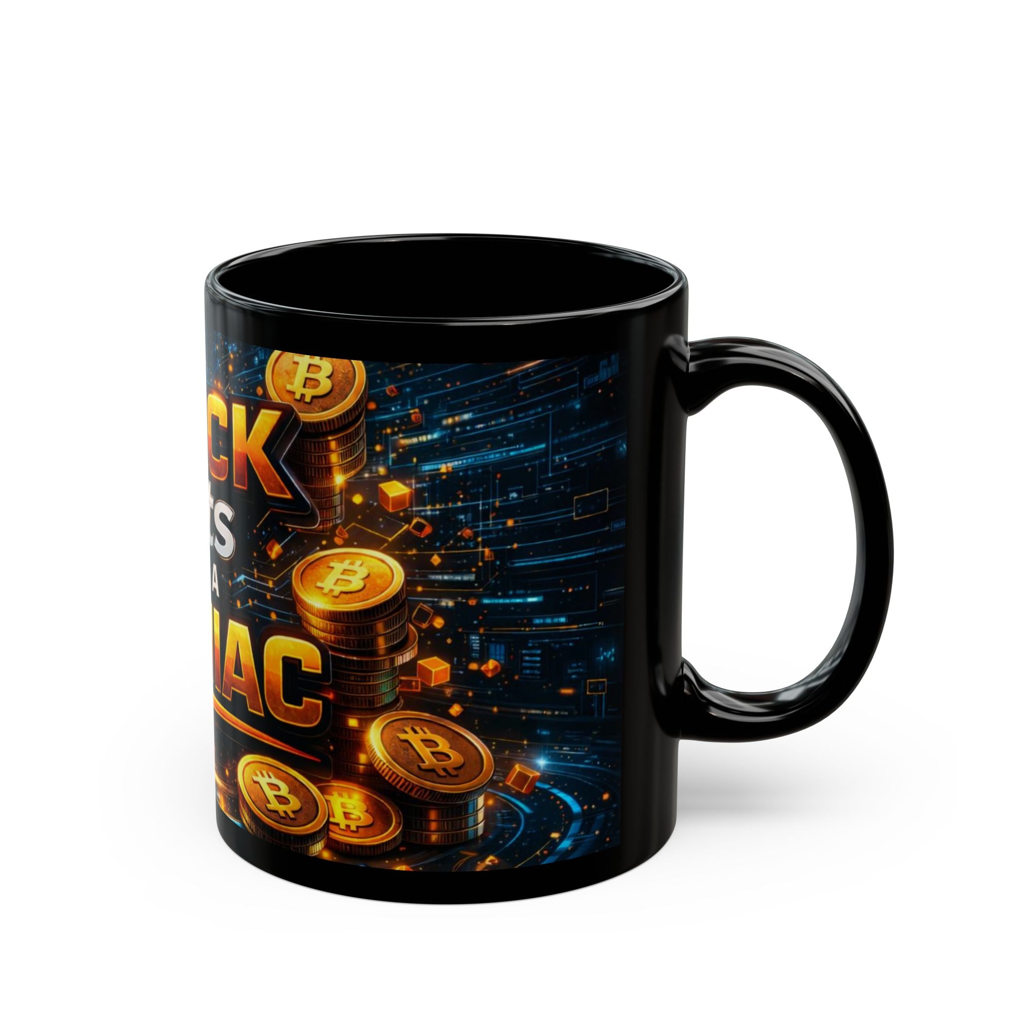 Stack Full Art Black Mug (11oz, 15oz)