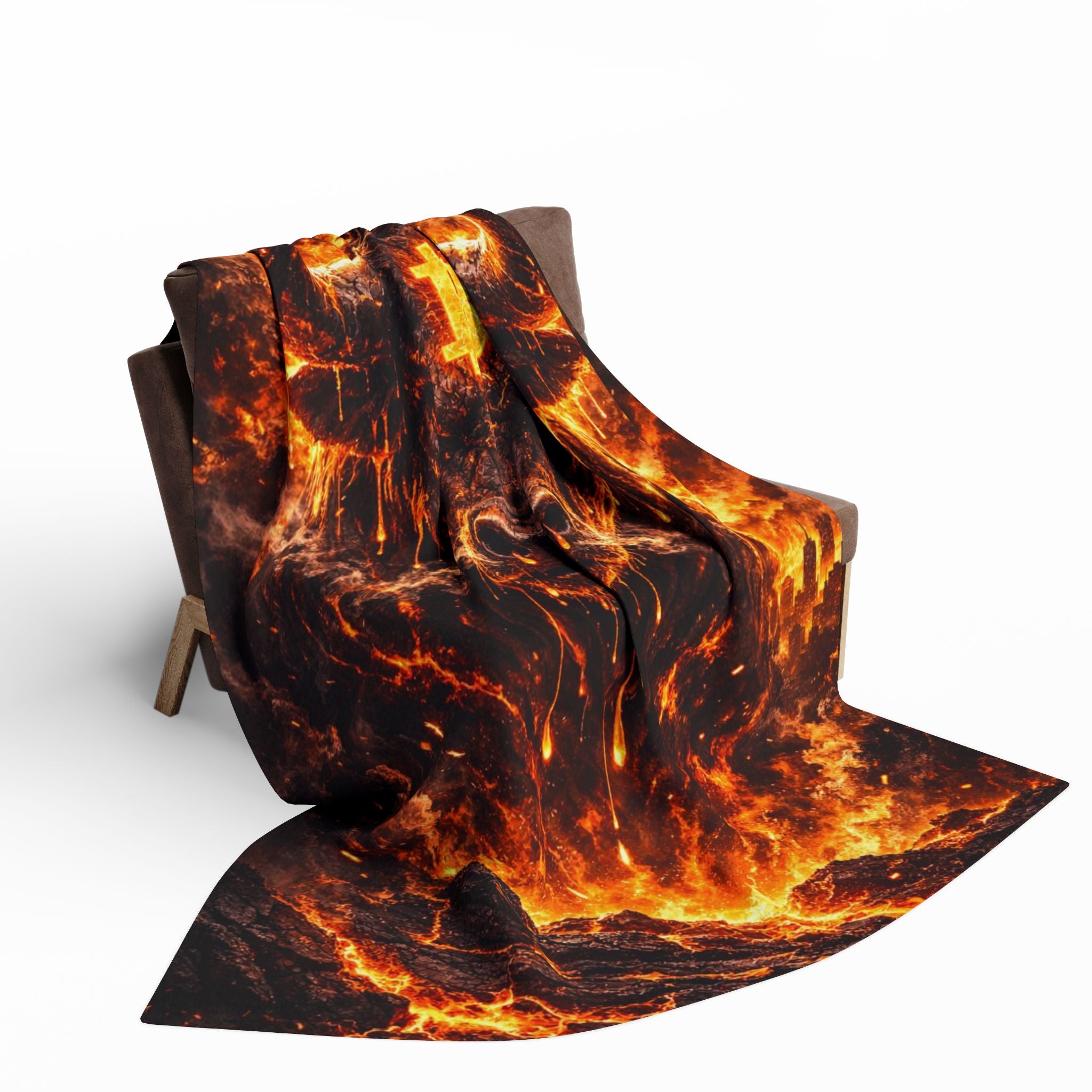 Bitcoin Bull Arctic Fleece Blanket