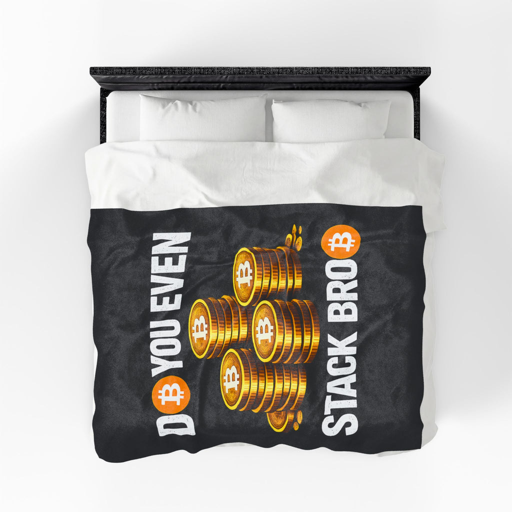 Do You Even Stack Full Art Velveteen Plush Blanket