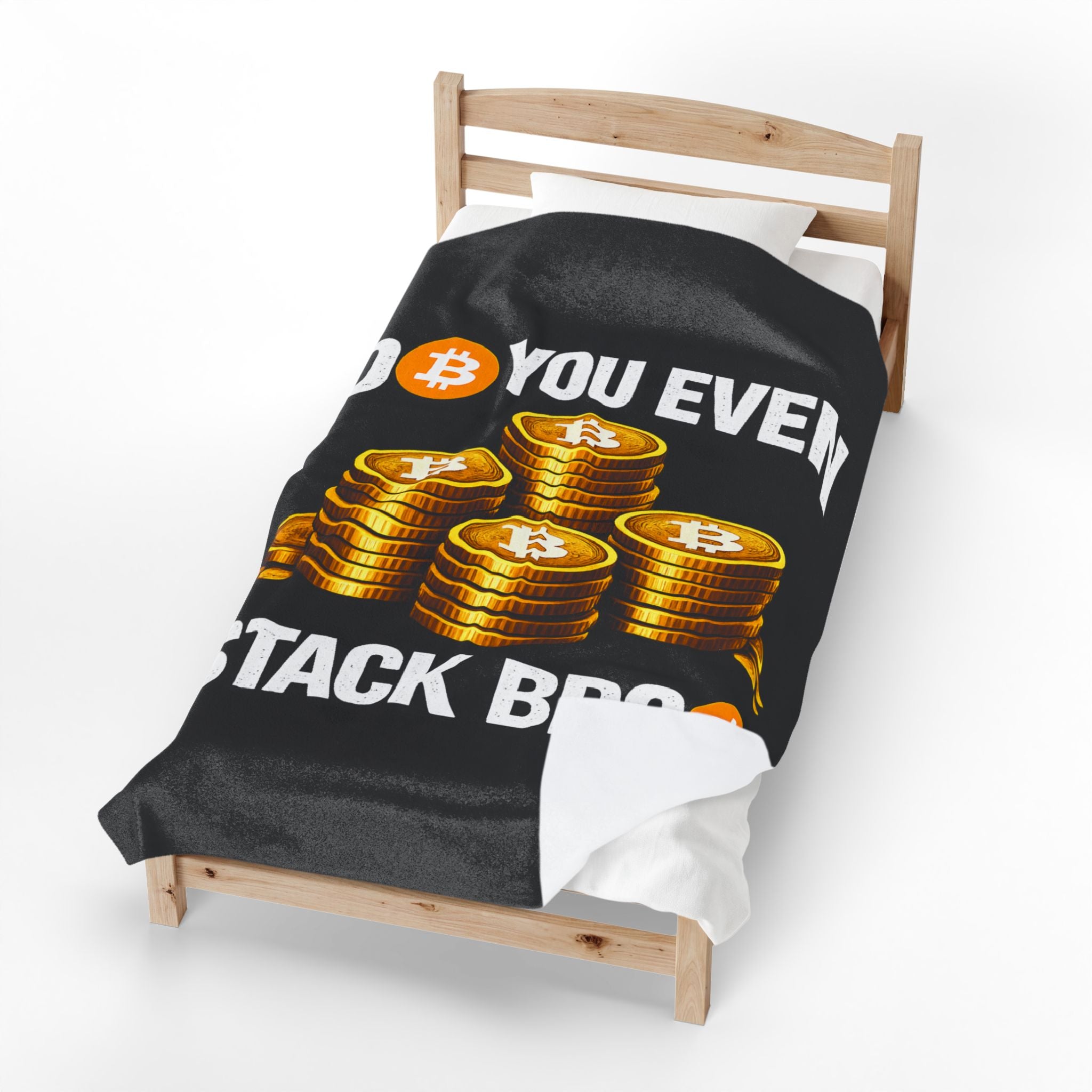 Do You Even Stack Full Art Velveteen Plush Blanket