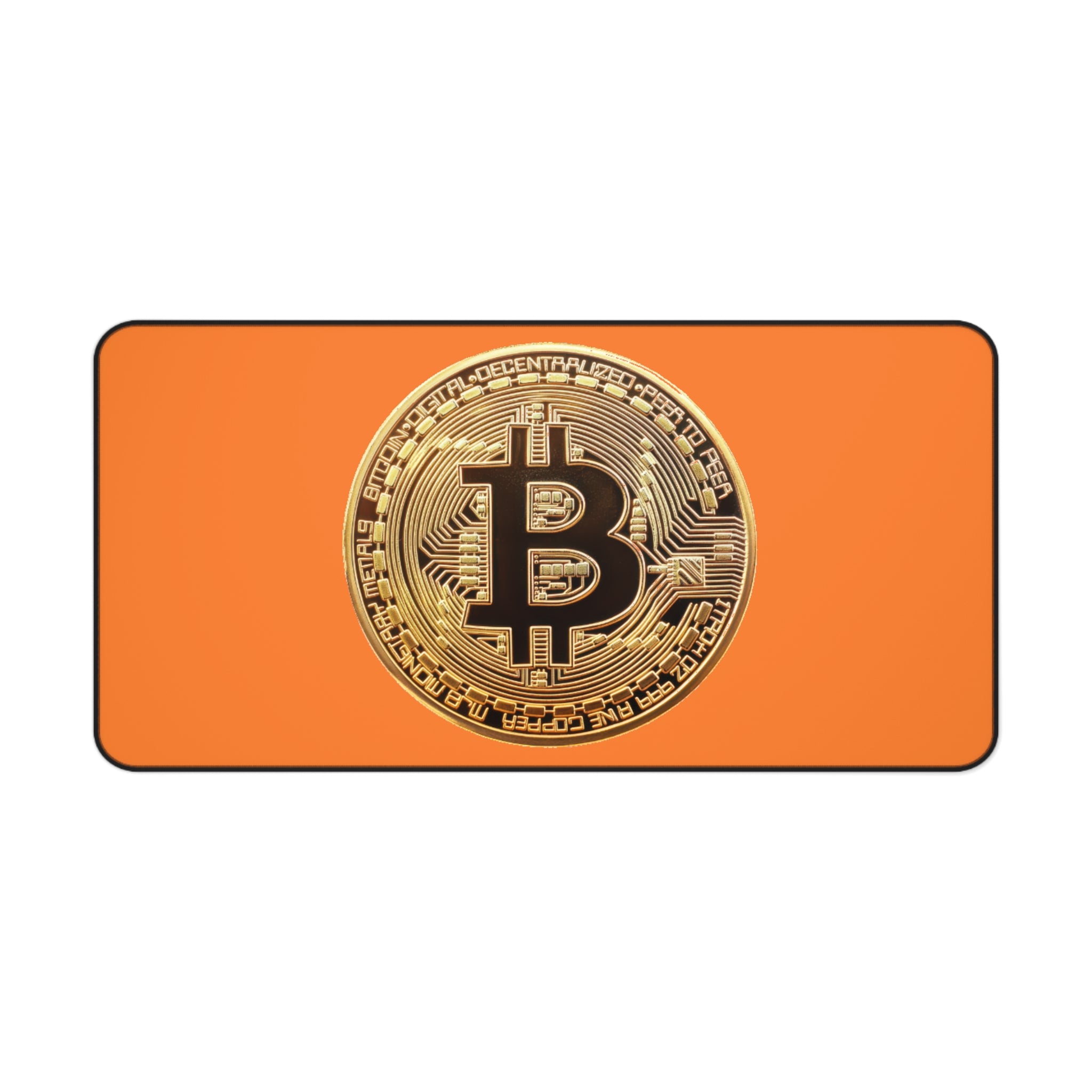 Bitcoin Orange Desk Mat