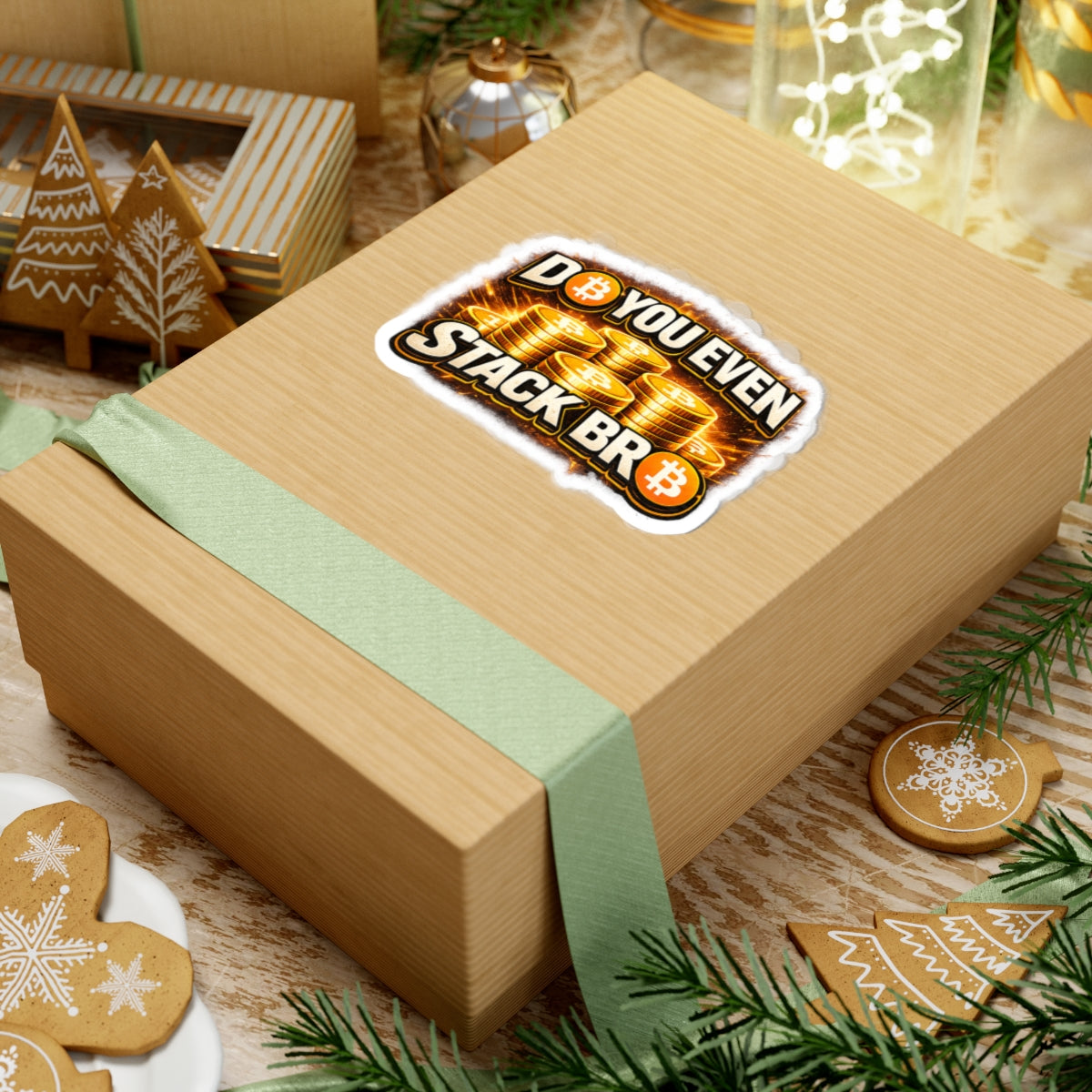 Bitcoin Graphic Kiss-Cut Stickers