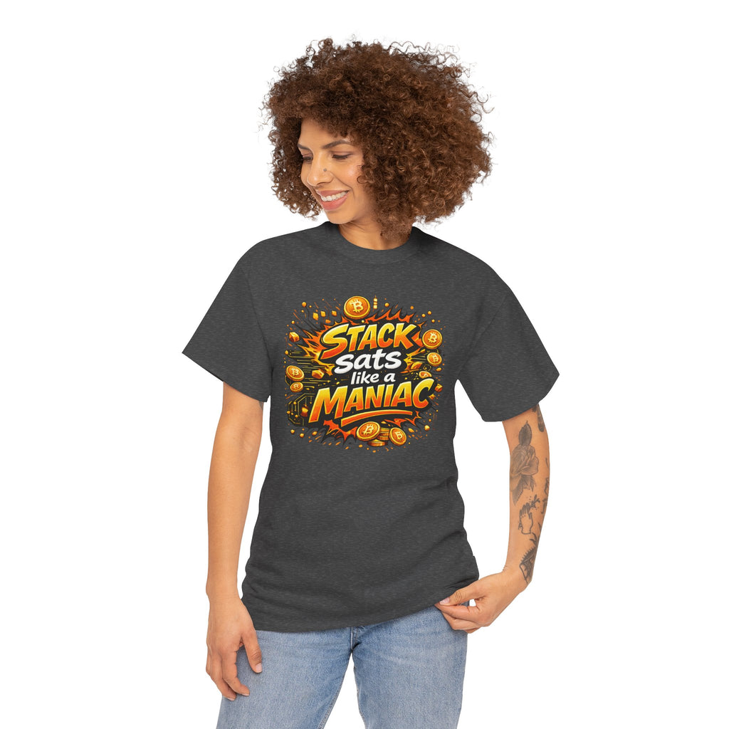 Stack Sats Abstract Unisex Heavy Cotton Tee