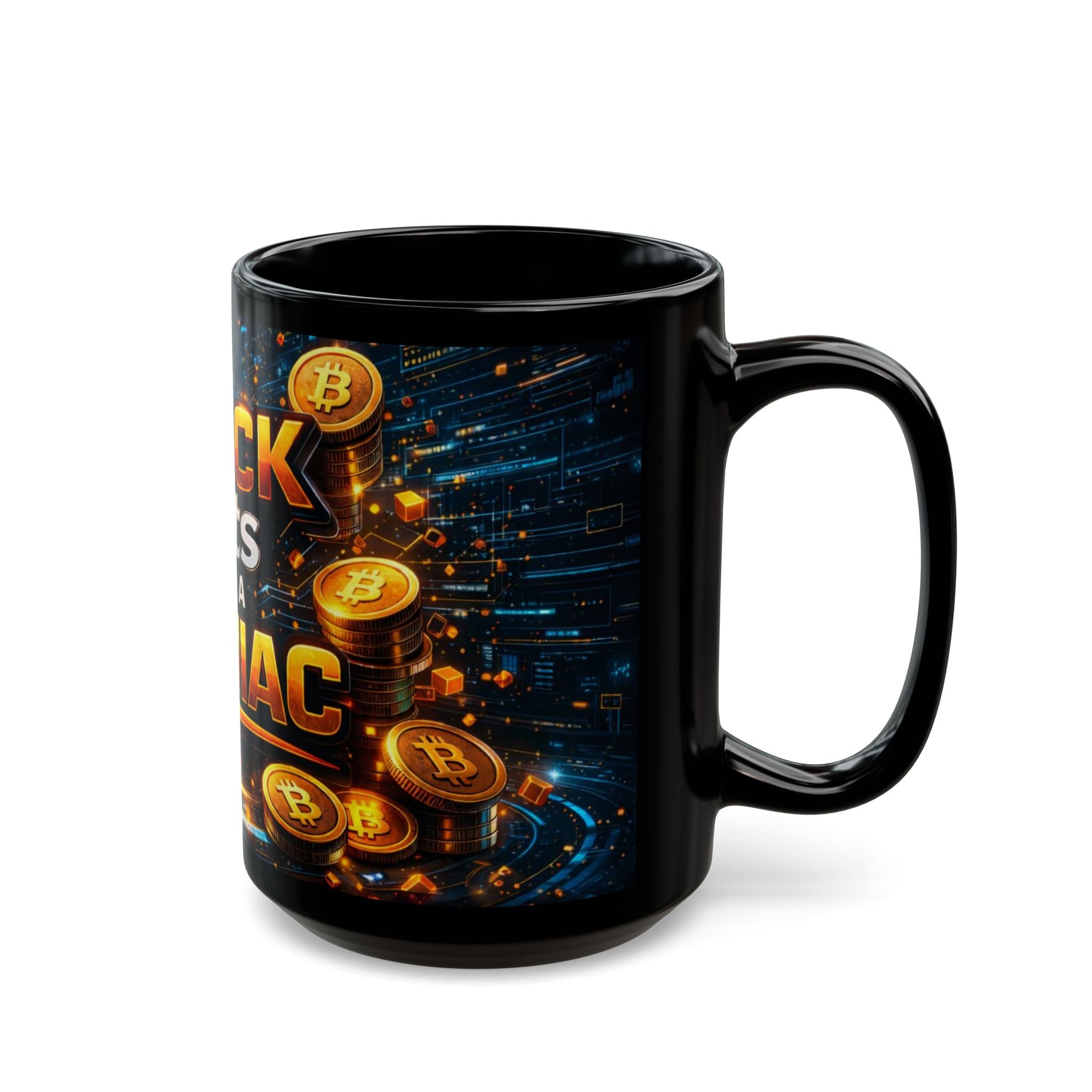 Stack Full Art Black Mug (11oz, 15oz)